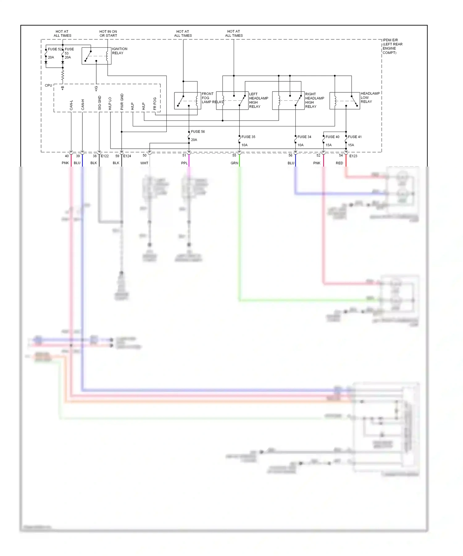 Suzuki Equator I (2008-2012) combination meter wiring diagram  (15 of 24)