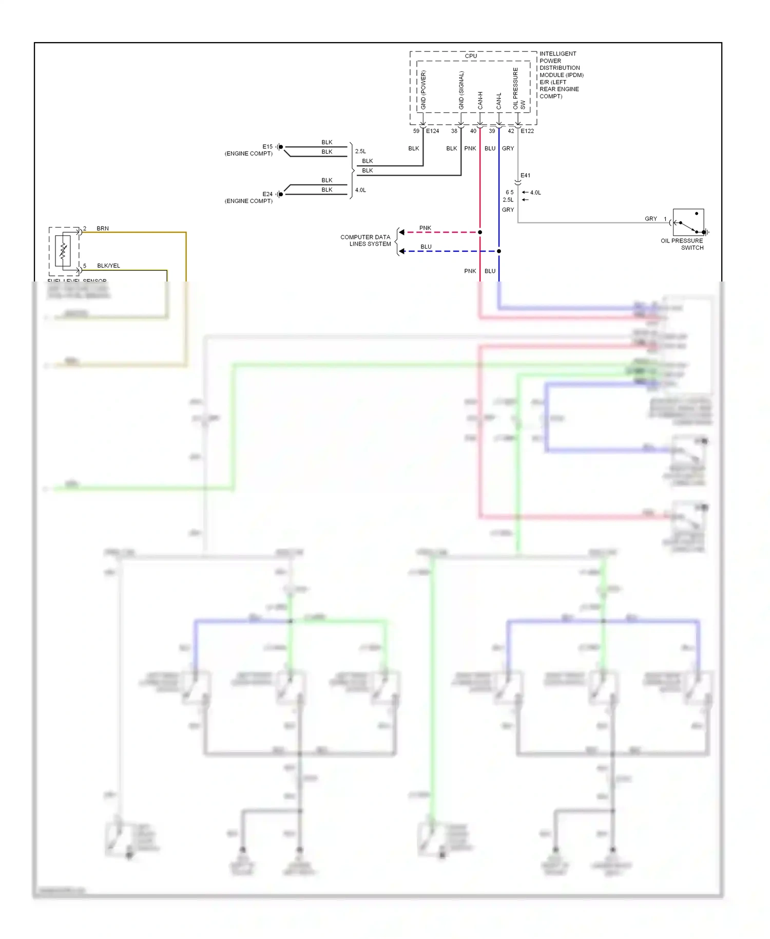 Suzuki Equator I (2008-2012) computer data lines system wiring diagram  (15 of 39)