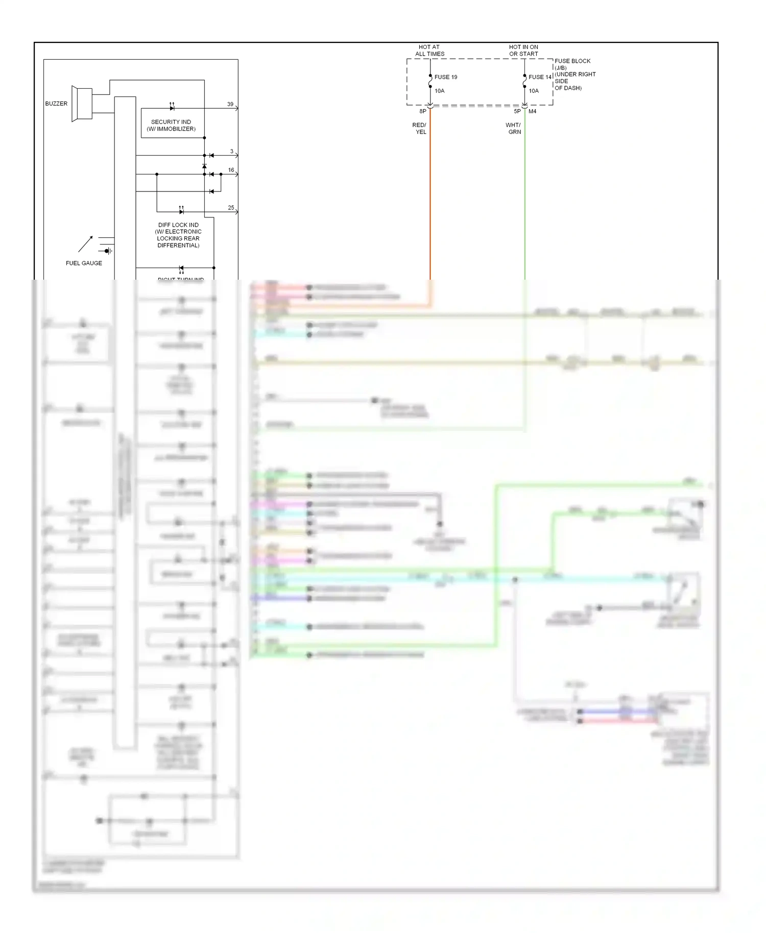 Suzuki Equator I (2008-2012) computer data lines system wiring diagram  (14 of 39)
