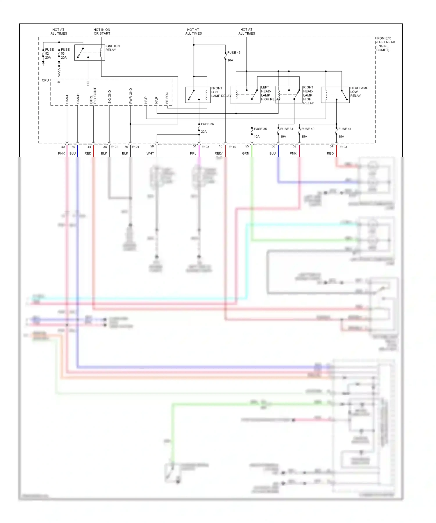 Suzuki Equator I (2008-2012) engine compt) wiring diagram  (17 of 26)