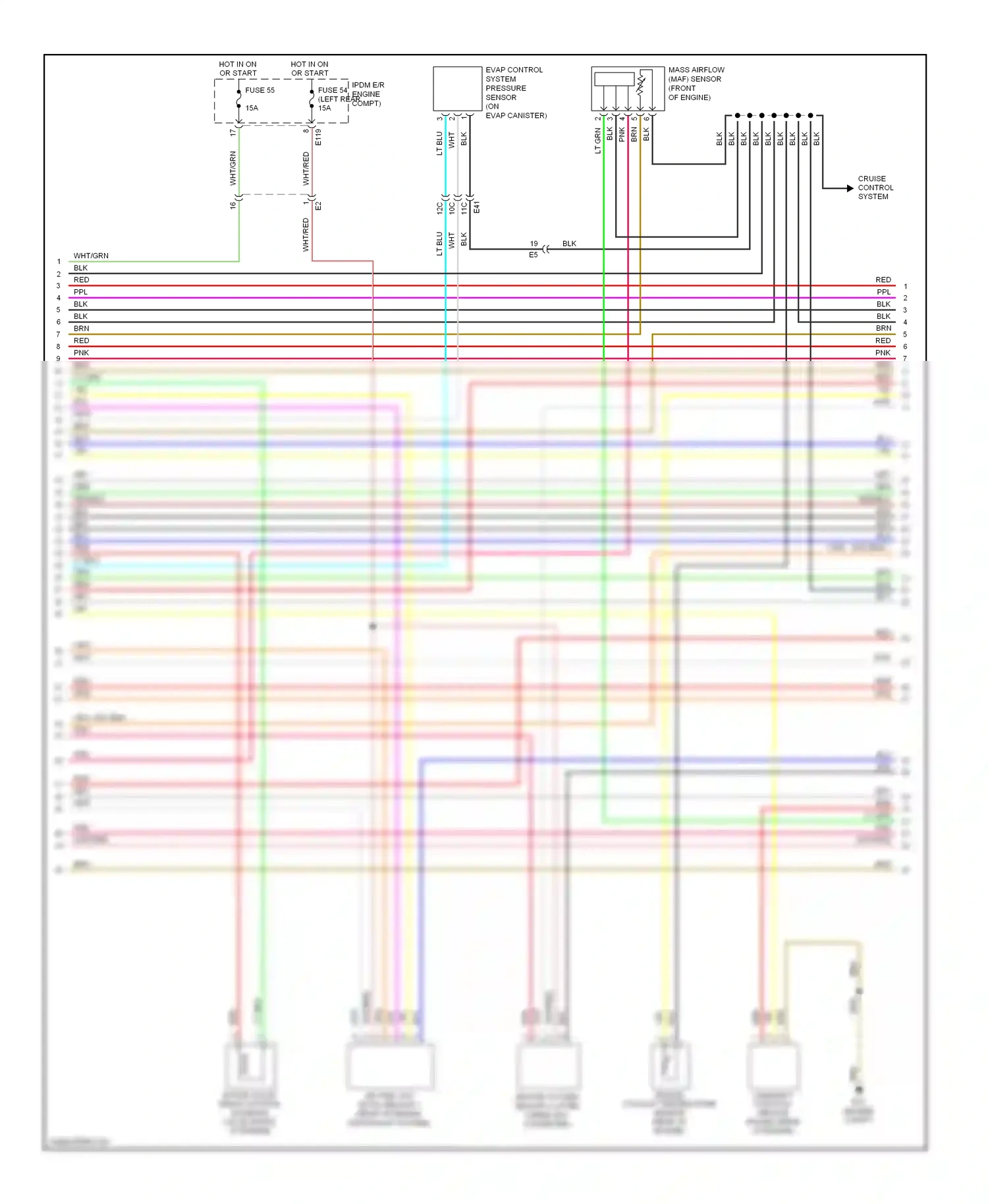 Suzuki Equator I (2008-2012) engine compt) wiring diagram  (8 of 26)