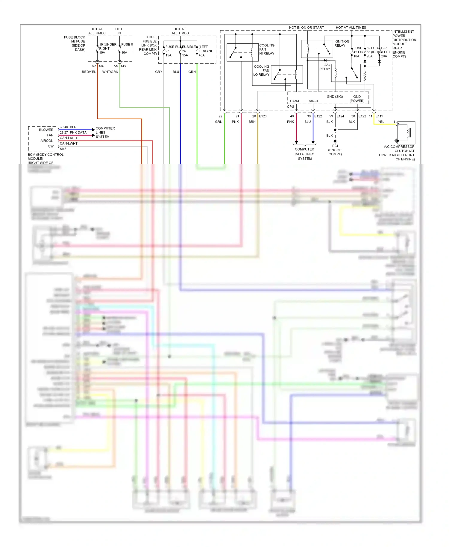 Suzuki Equator I (2008-2012) front variable blower control wiring diagram  (1 of 1)