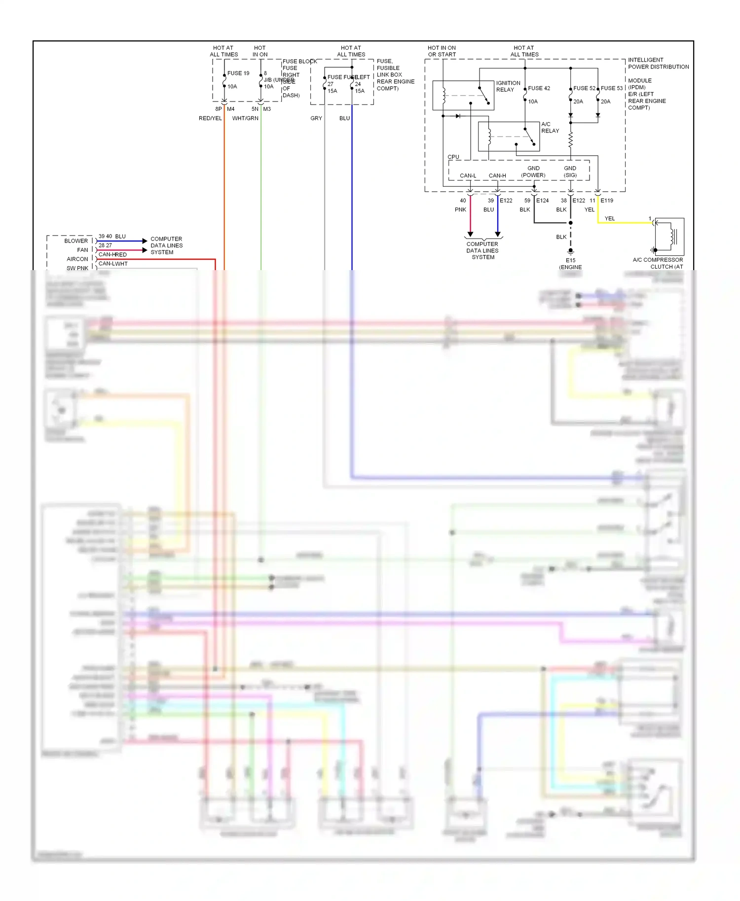 Suzuki Equator I (2008-2012) intake sensor wiring diagram  (1 of 2)