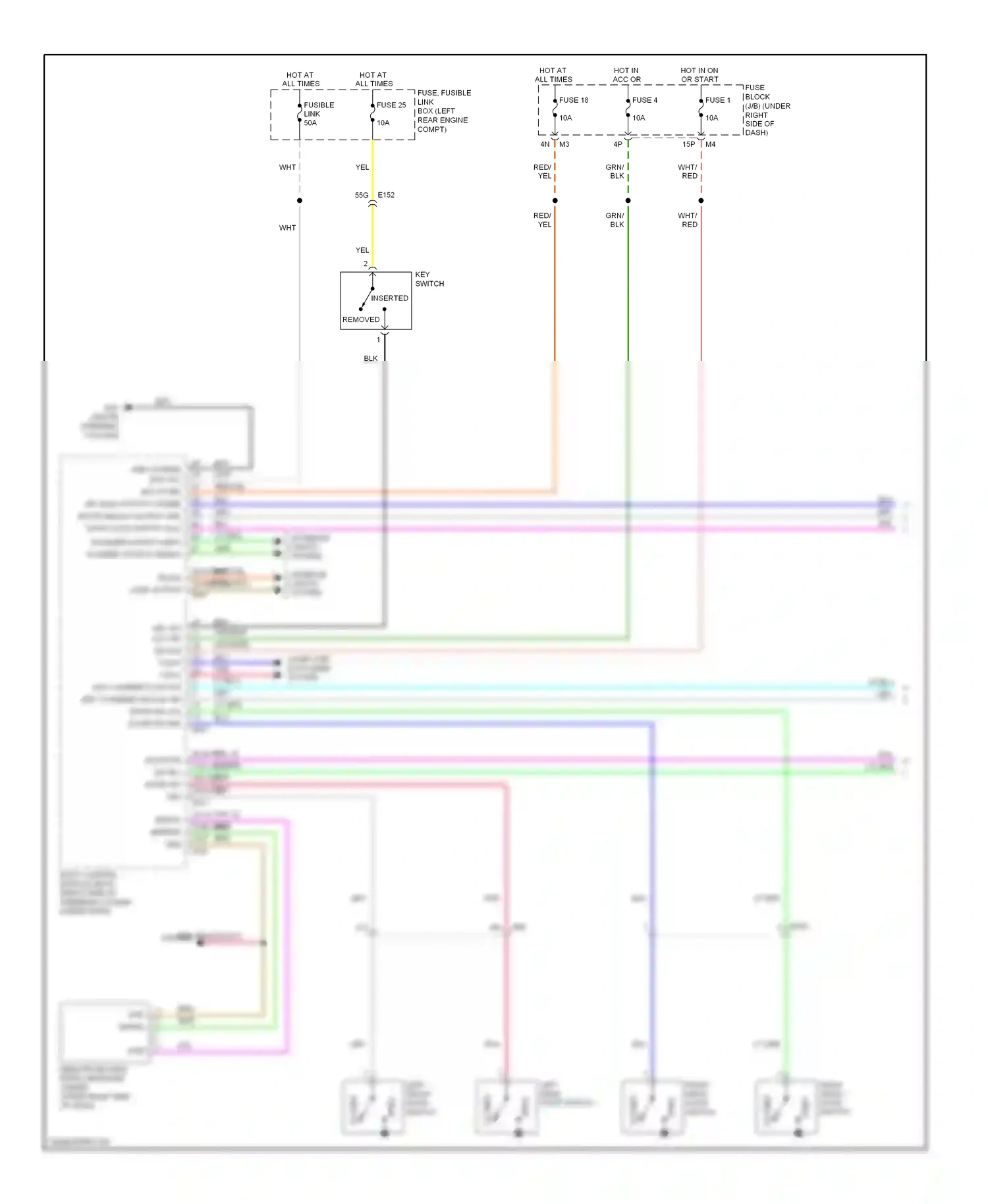 Suzuki Equator I (2008-2012) key switch wiring diagram  (6 of 9)