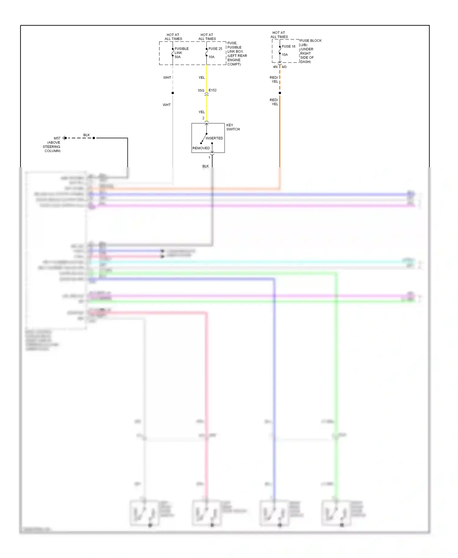 Suzuki Equator I (2008-2012) key switch wiring diagram  (4 of 9)