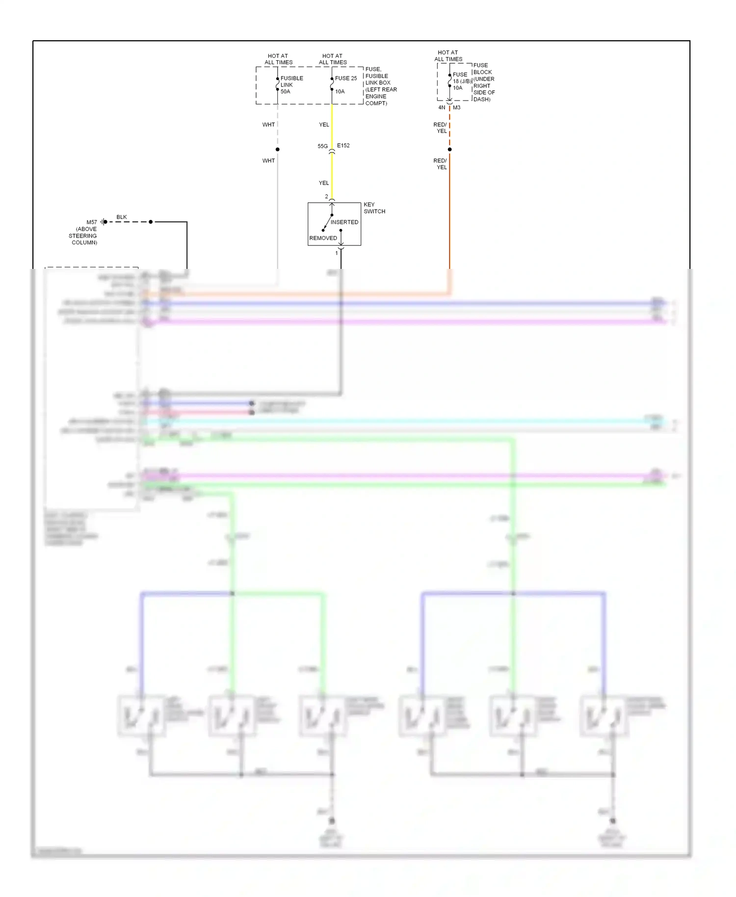 Suzuki Equator I (2008-2012) key switch wiring diagram  (5 of 9)