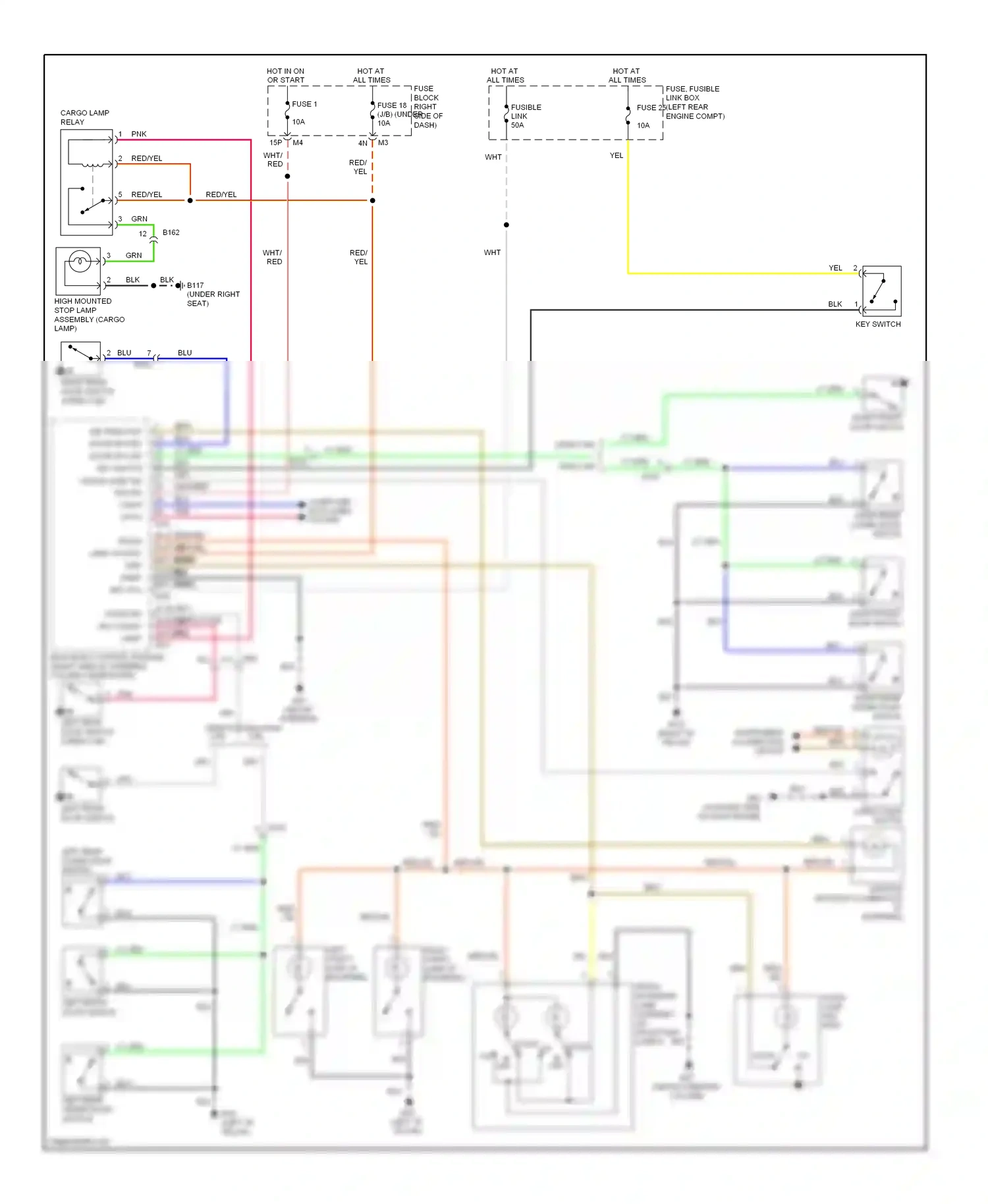 Suzuki Equator I (2008-2012) key switch wiring diagram  (2 of 9)