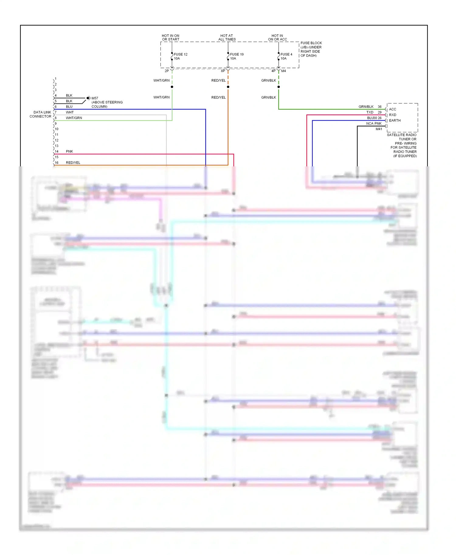 Suzuki Equator I (2008-2012) (left rear engine compt) engine control module (ecm) wiring diagram  (1 of 1)