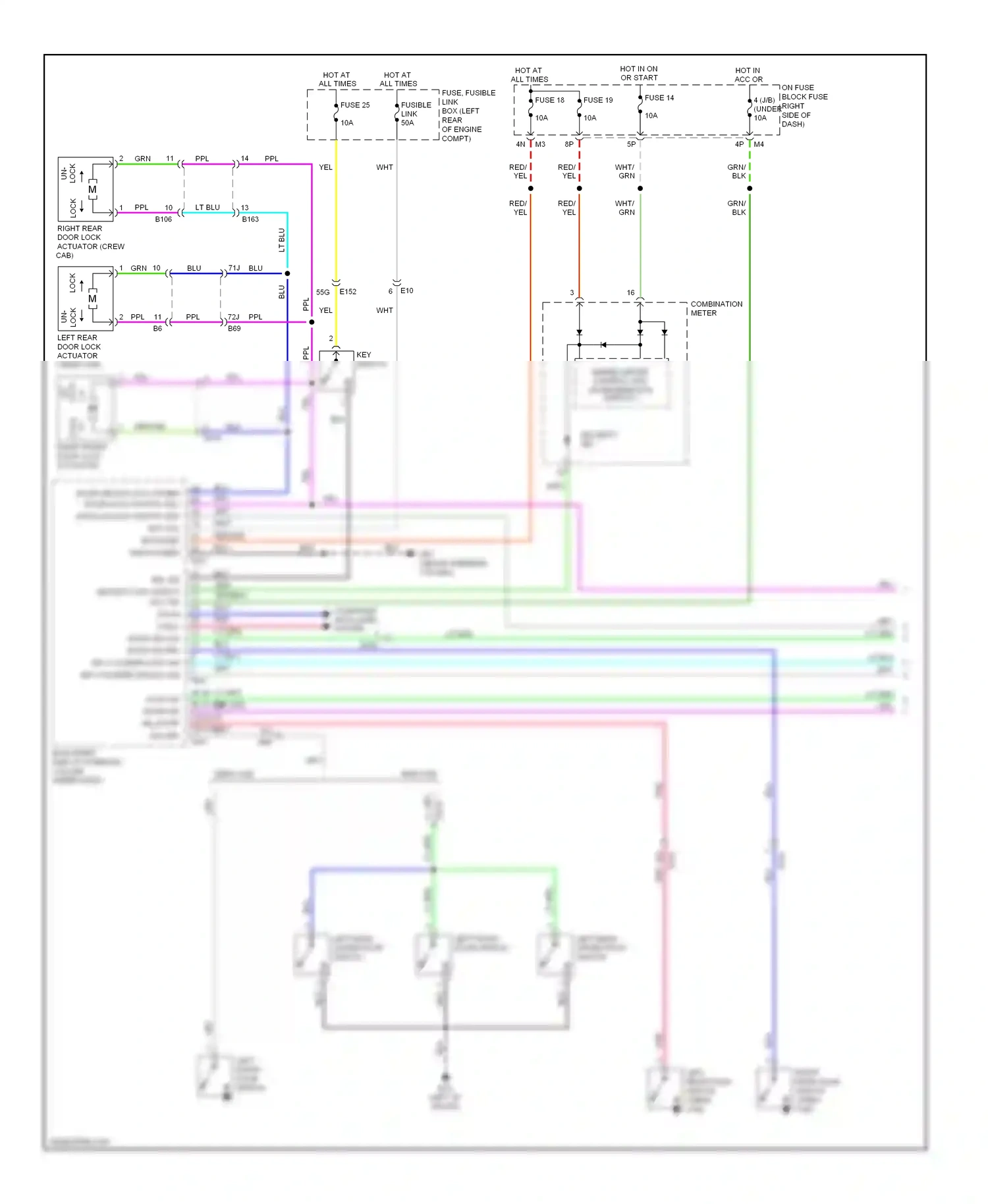 Suzuki Equator I (2008-2012) lock wiring diagram  (5 of 7)