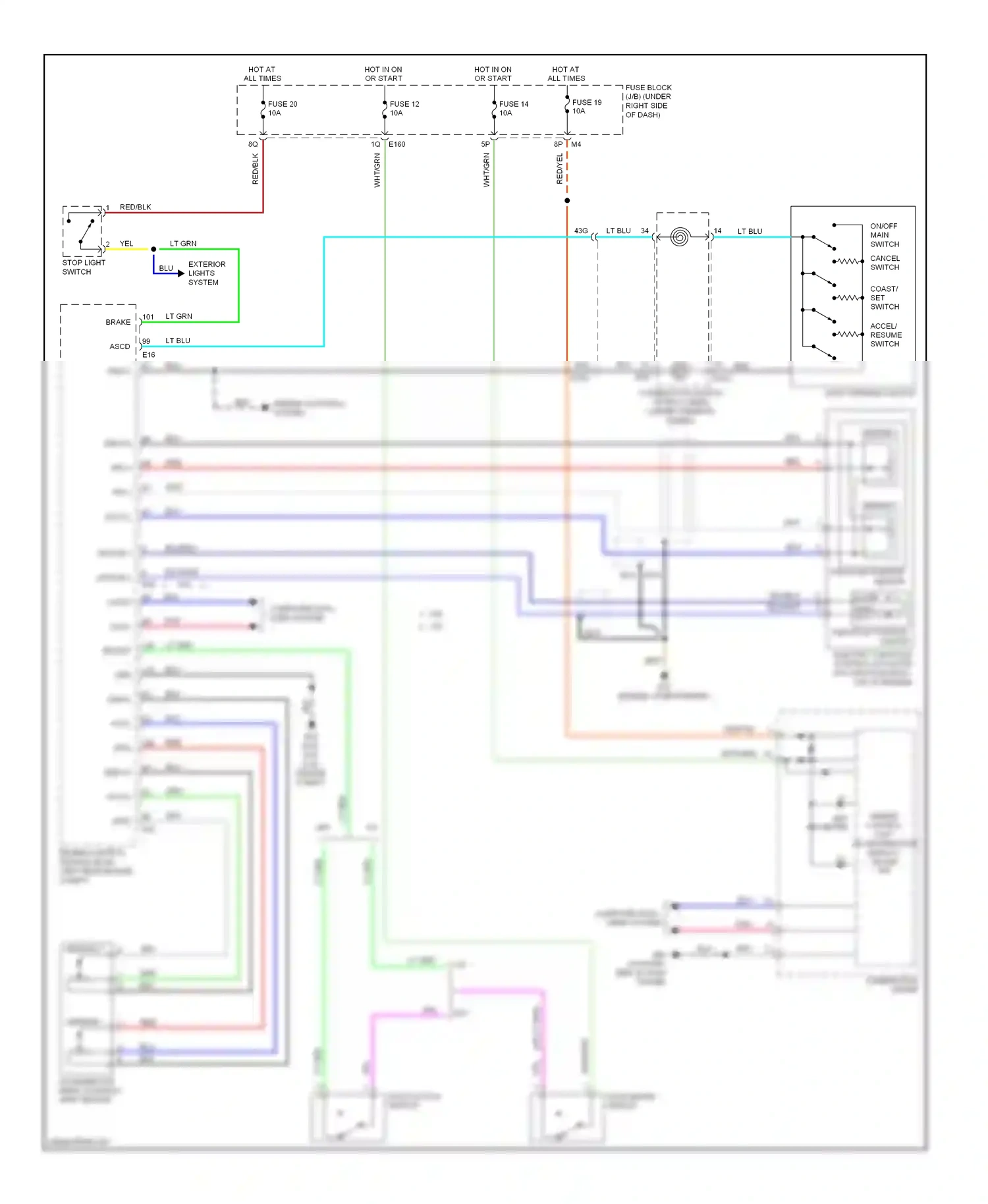 Suzuki Equator I (2008-2012) sensor 1 wiring diagram  (1 of 2)