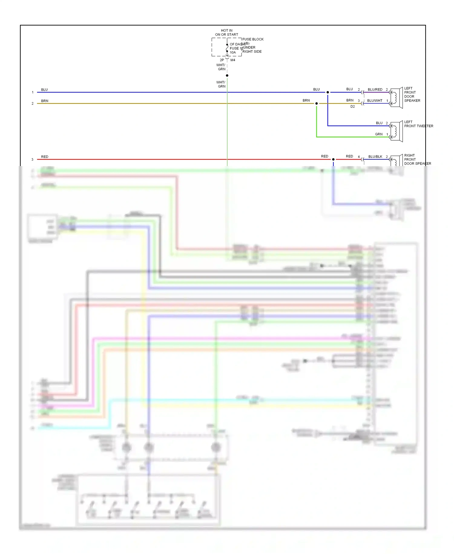 Suzuki Equator I (2008-2012) shield shield wiring diagram  (4 of 5)
