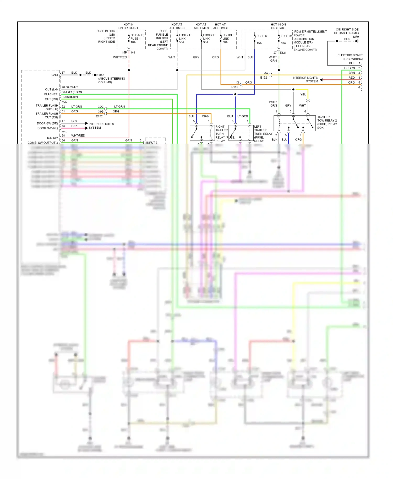 Suzuki Equator I (2008-2012) stop tail wiring diagram  (1 of 1)