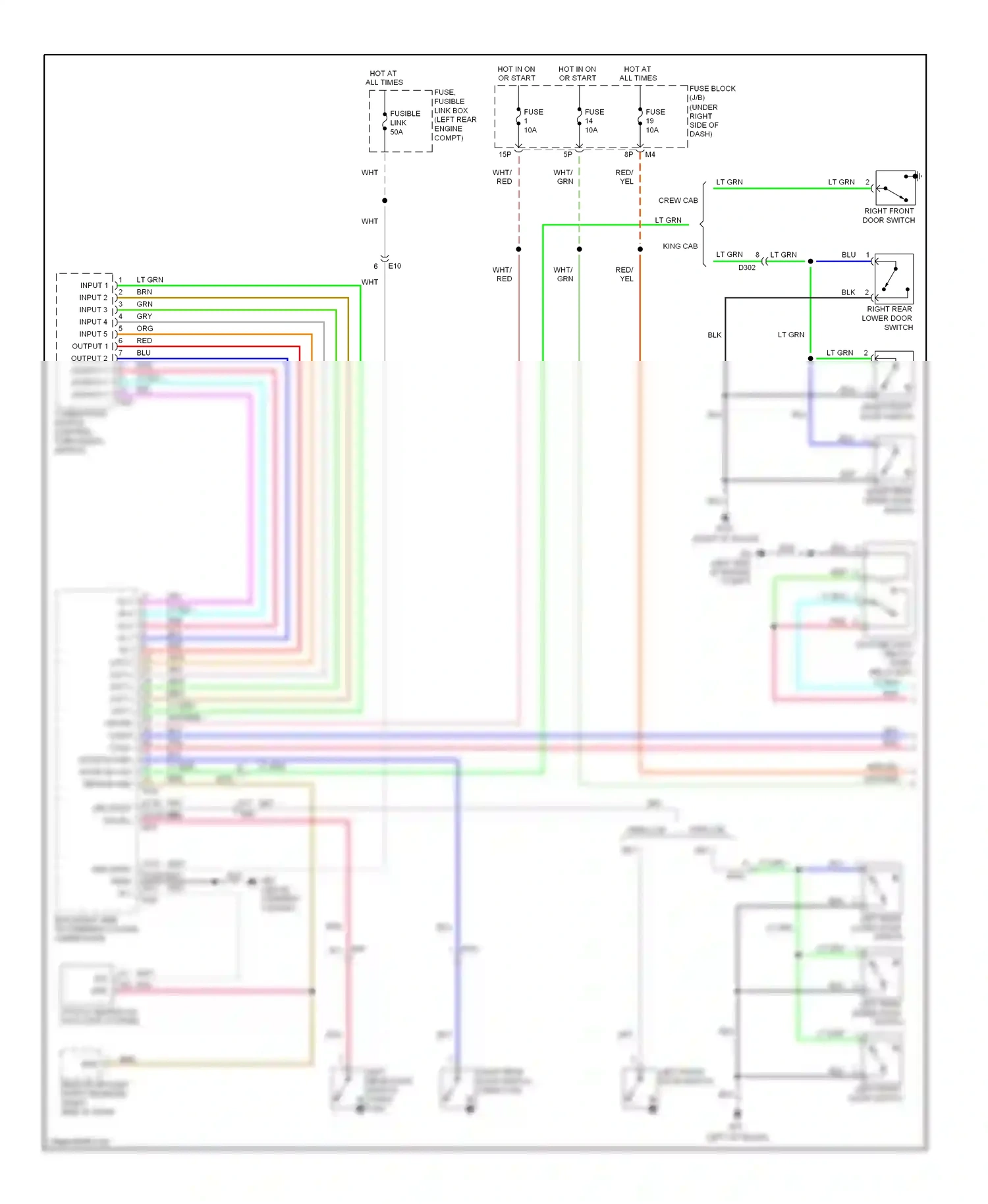 Suzuki Equator I (2008-2012) switch wiring diagram  (4 of 7)