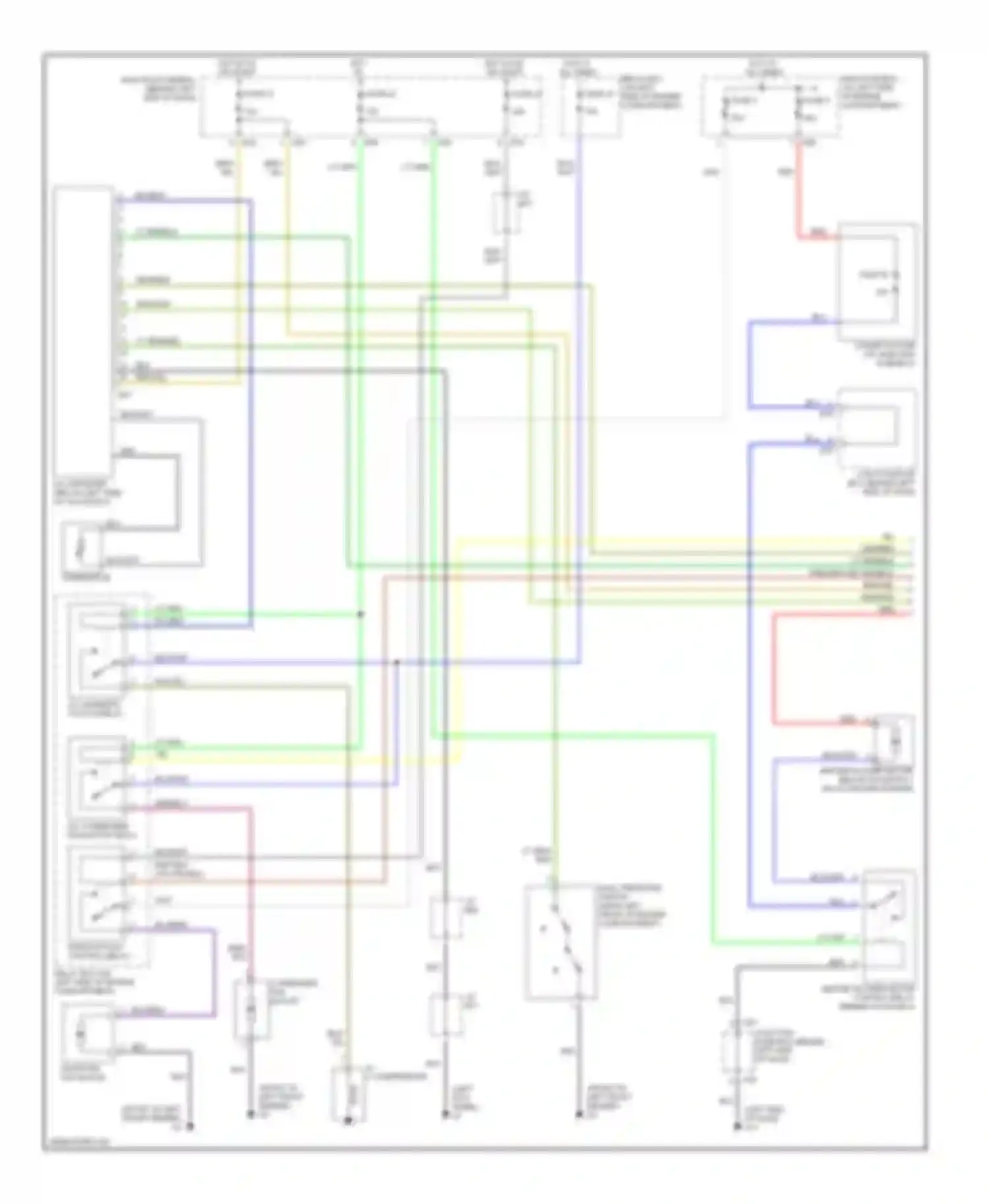Esteem Suzuki I (1995-2004): Manual a/c circuit (1 of 2)
