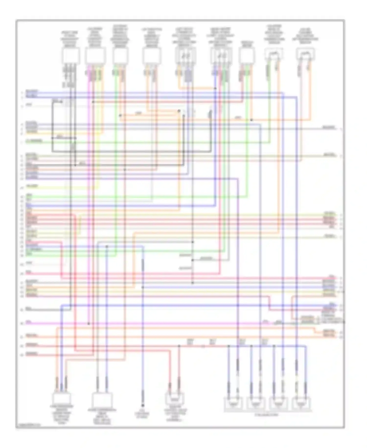 Esteem Suzuki I (1995-2004): Wiring diagram engine performance 1.8ls (2 of 3)