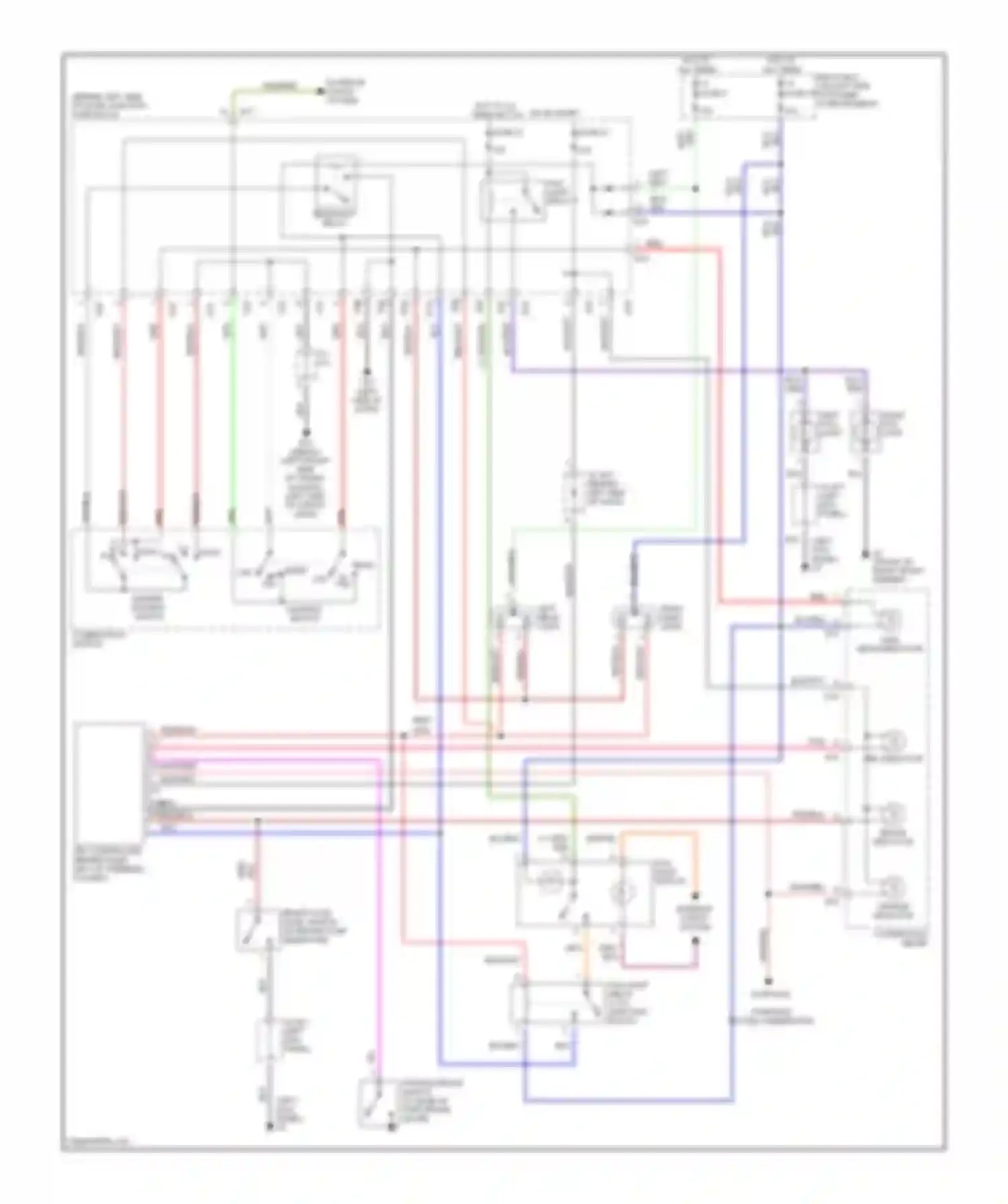 Esteem Suzuki I (1995-2004): Headlight circuit