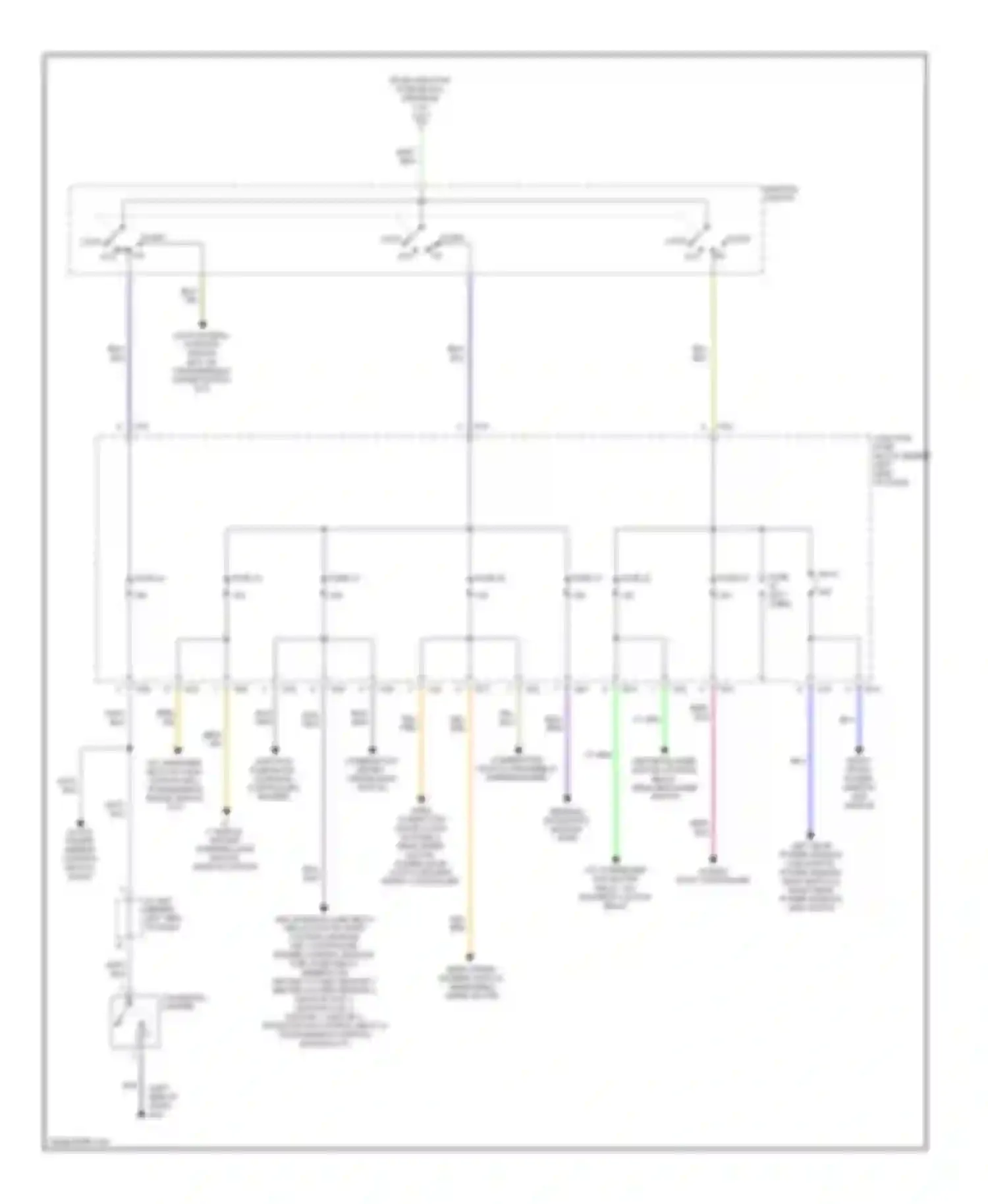 Esteem Suzuki I (1995-2004): Power distribution circuit (2 of 2)