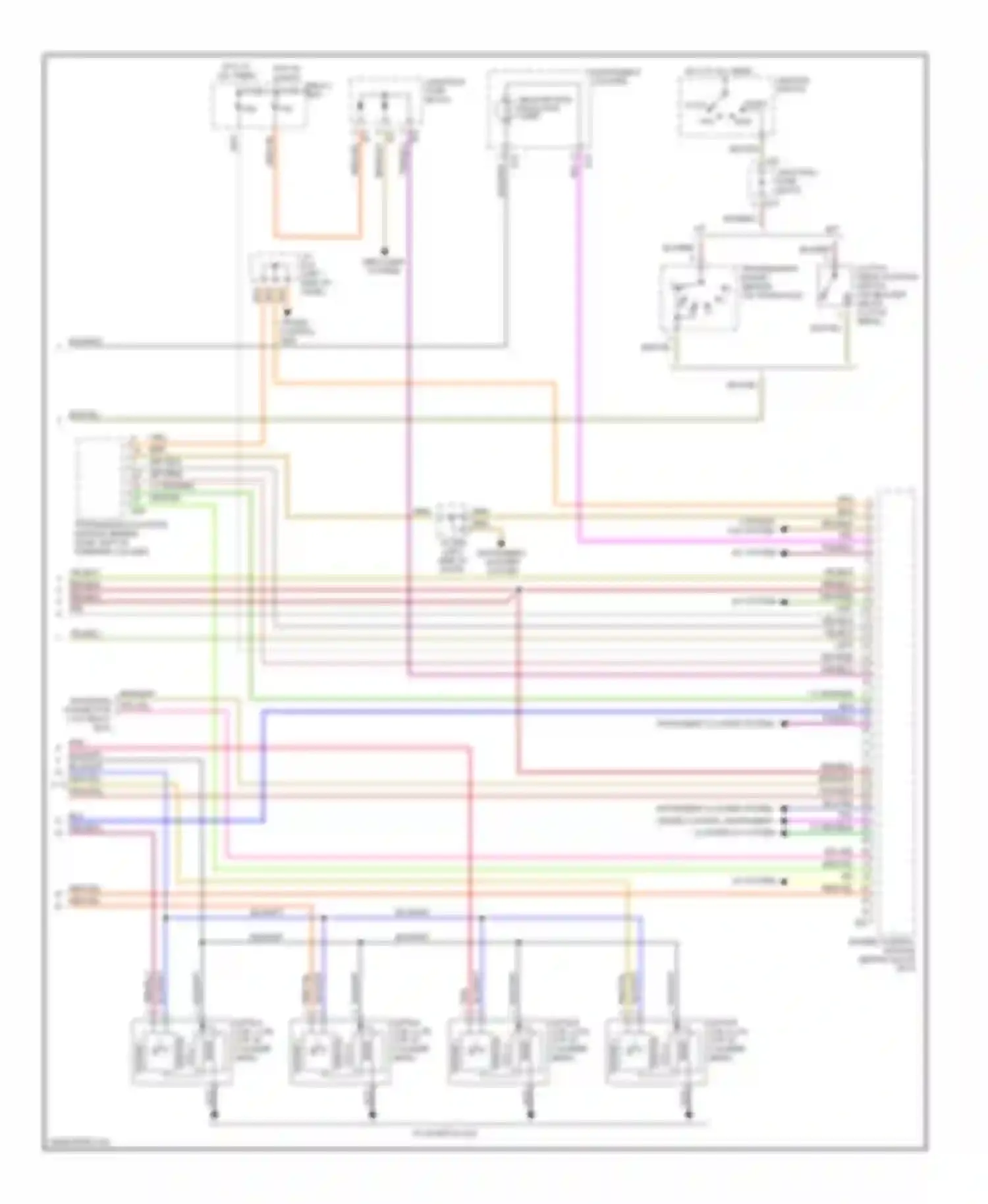 Wiring diagram a/c system for Suzuki Esteem I (1995-2004) (1 of 1)