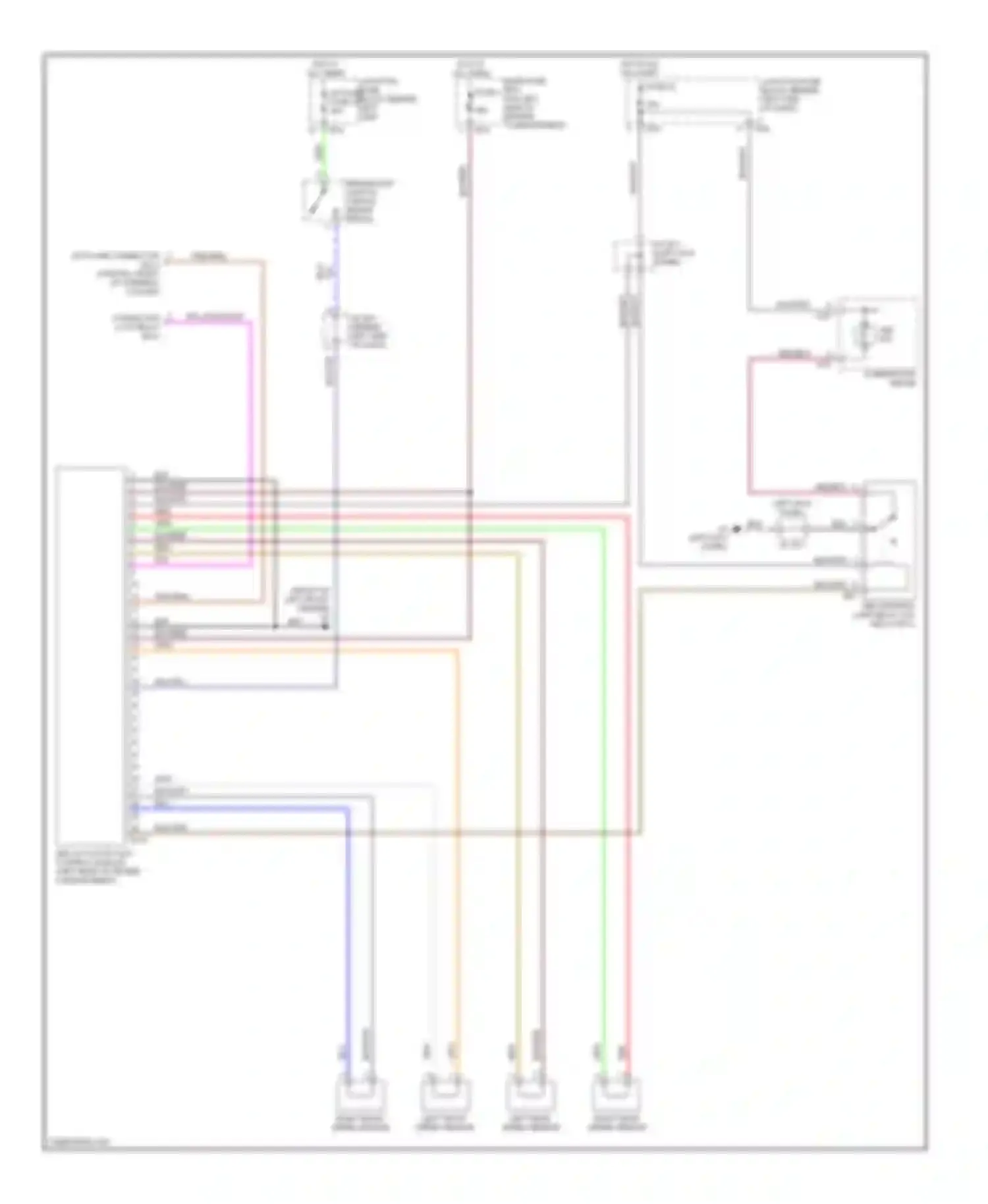 Wiring diagram blk for Suzuki Esteem I (1995-2004) (1 of 35)