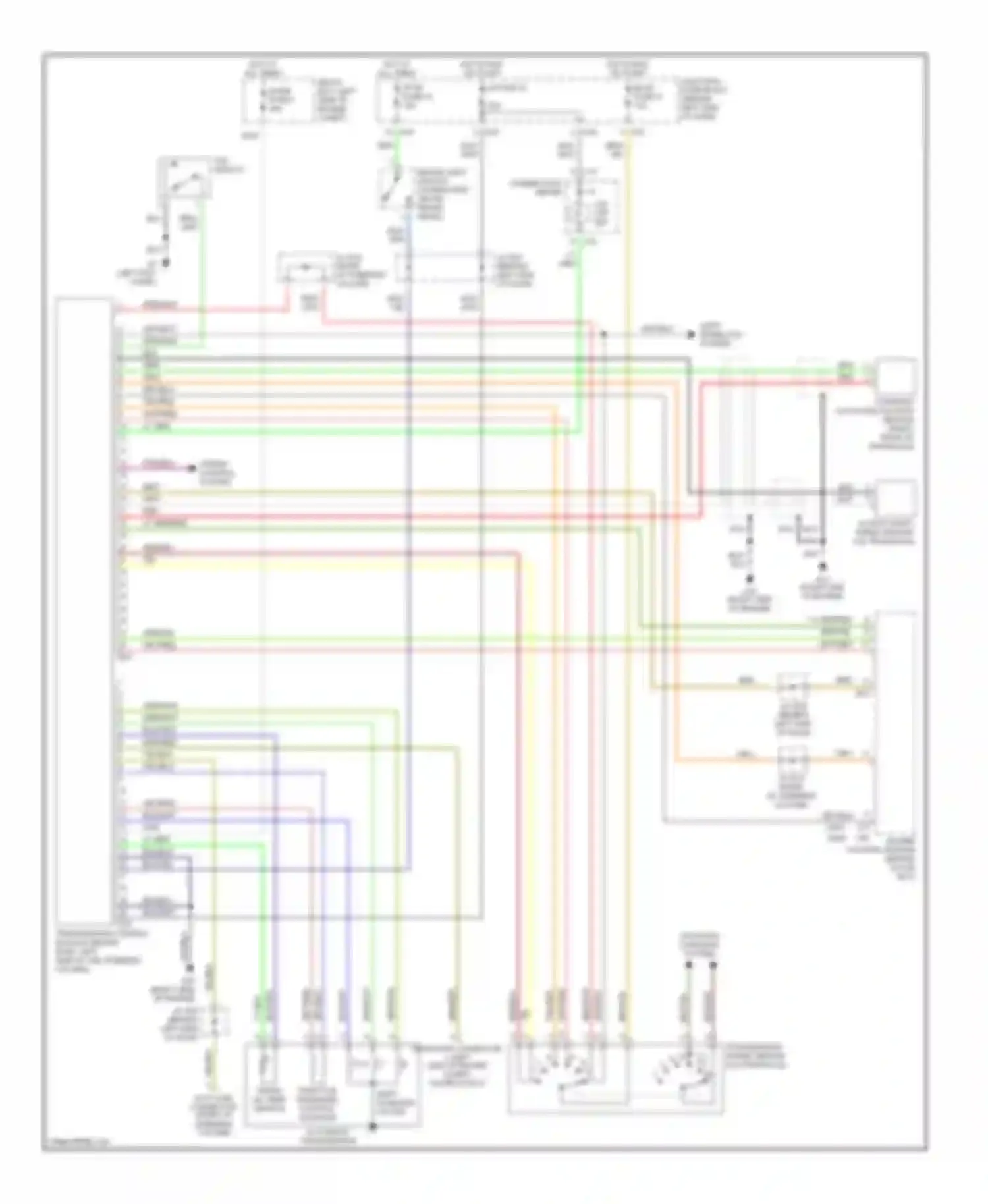 Wiring diagram grn/wht for Suzuki Esteem I (1995-2004) (1 of 7)