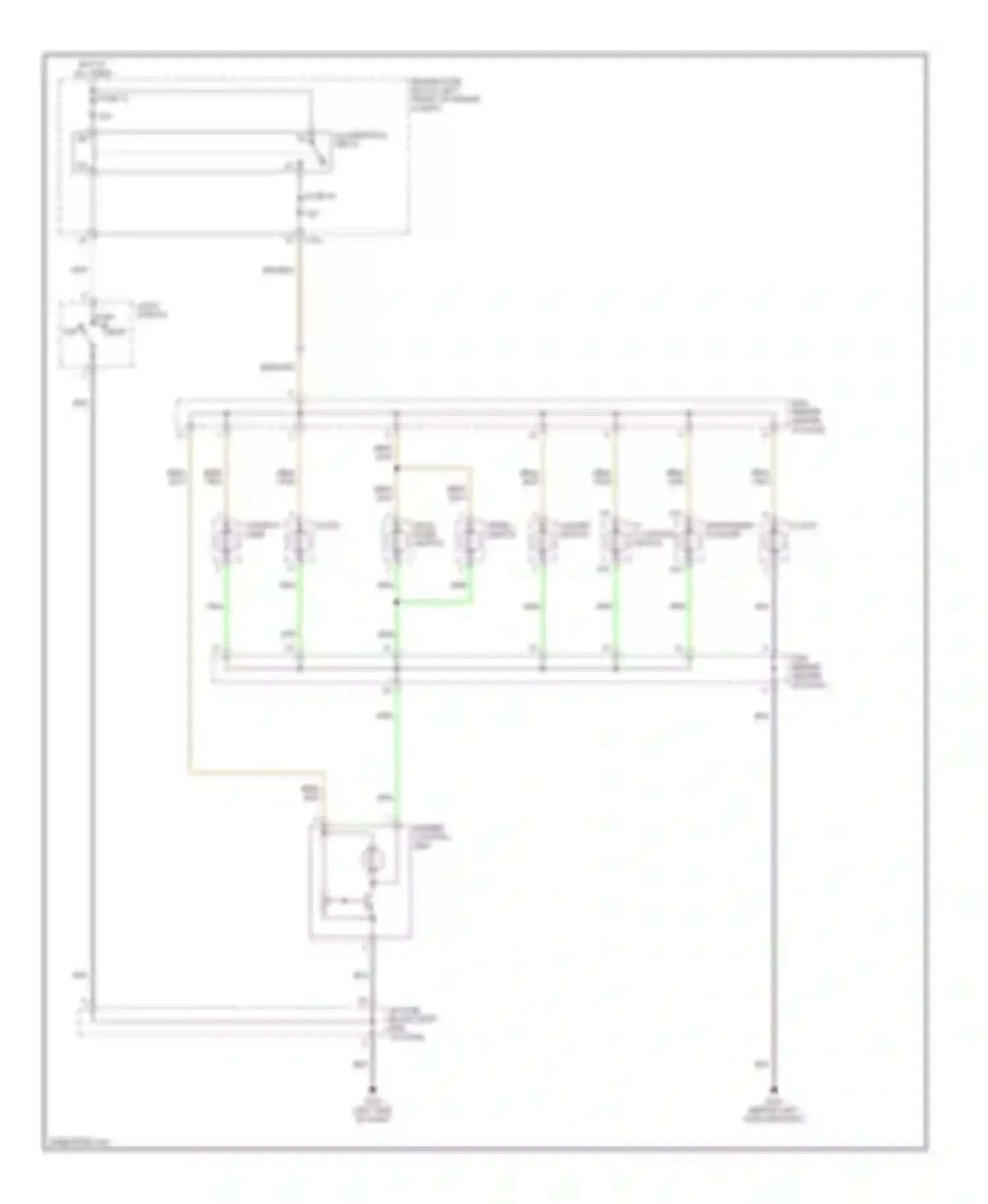 Forenza Suzuki I (2003-2008): Instrument illumination circuit