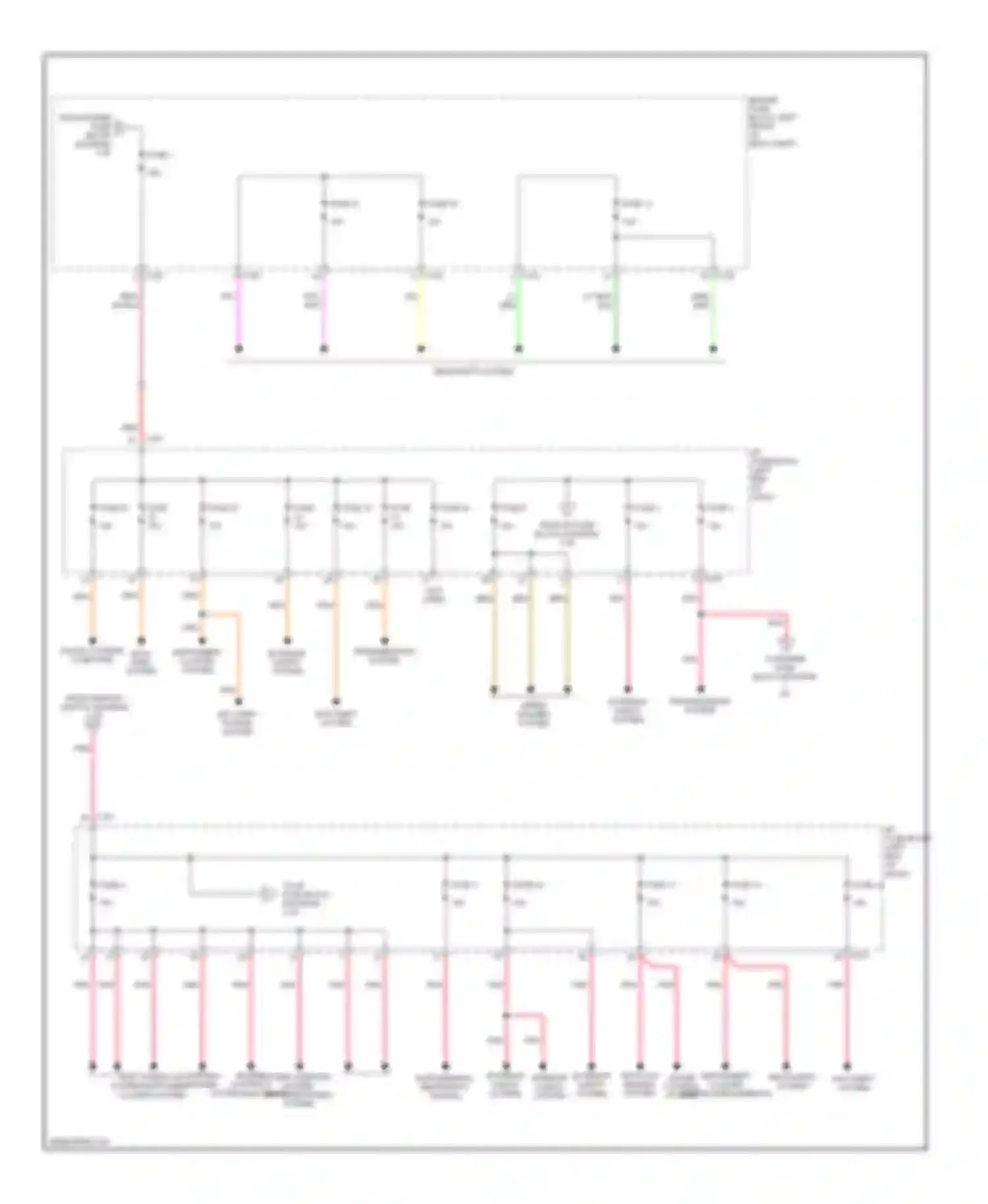 Forenza Suzuki I (2003-2008): Power distribution circuit (3 of 3)