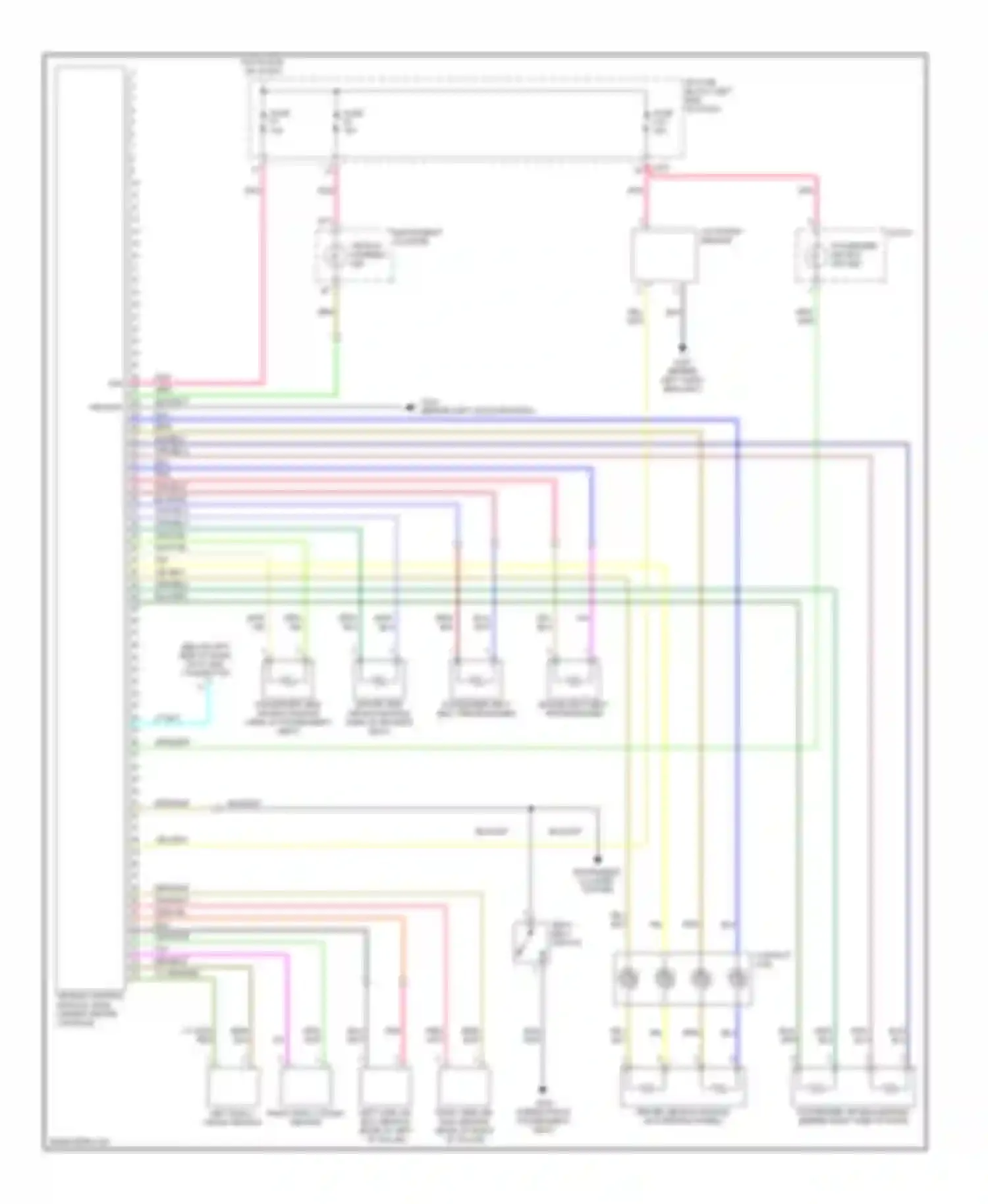 Forenza Suzuki I (2003-2008): Supplemental restraints circuit