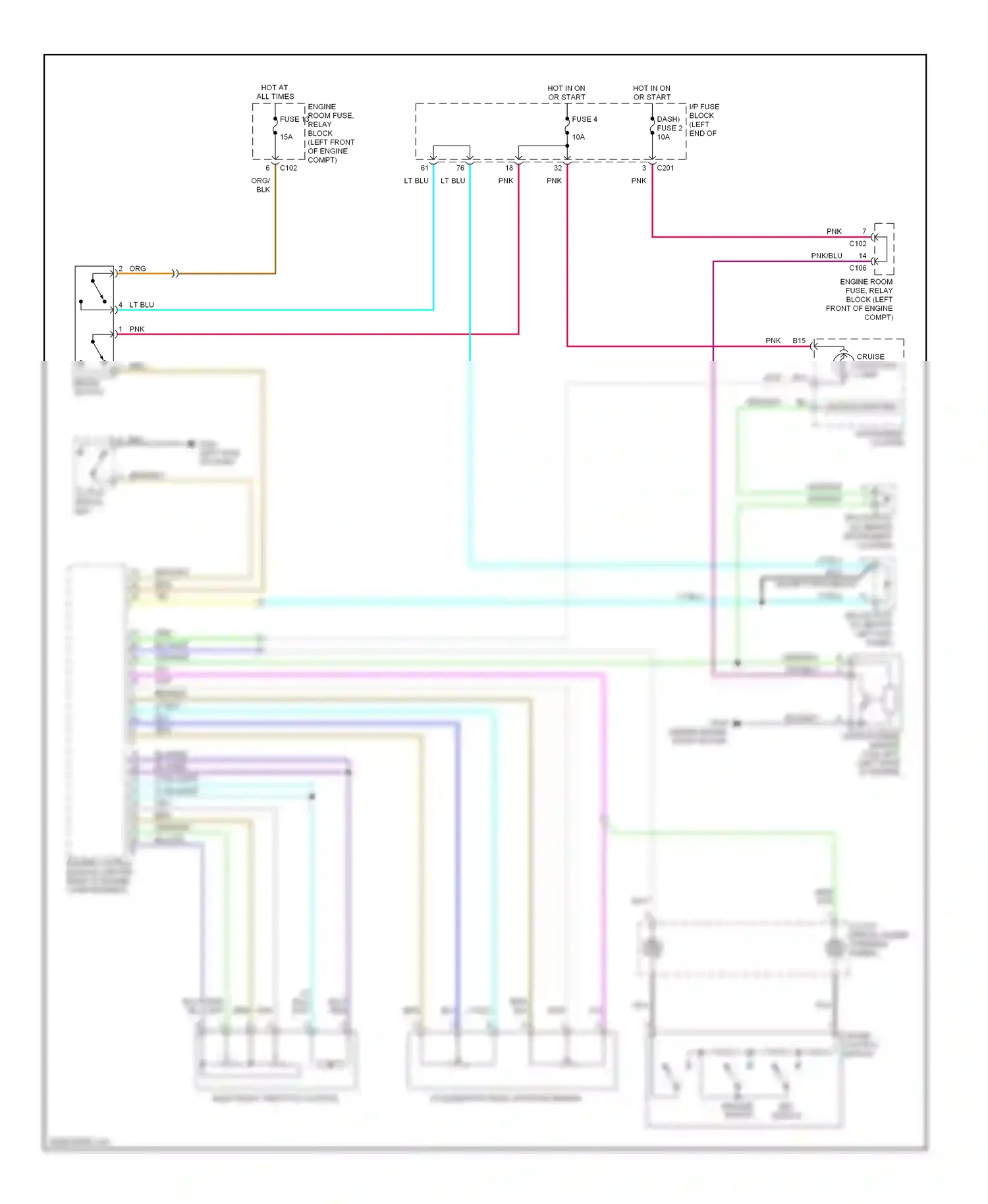Suzuki Forenza I (2003-2008) microcomputer wiring diagram  (1 of 1)