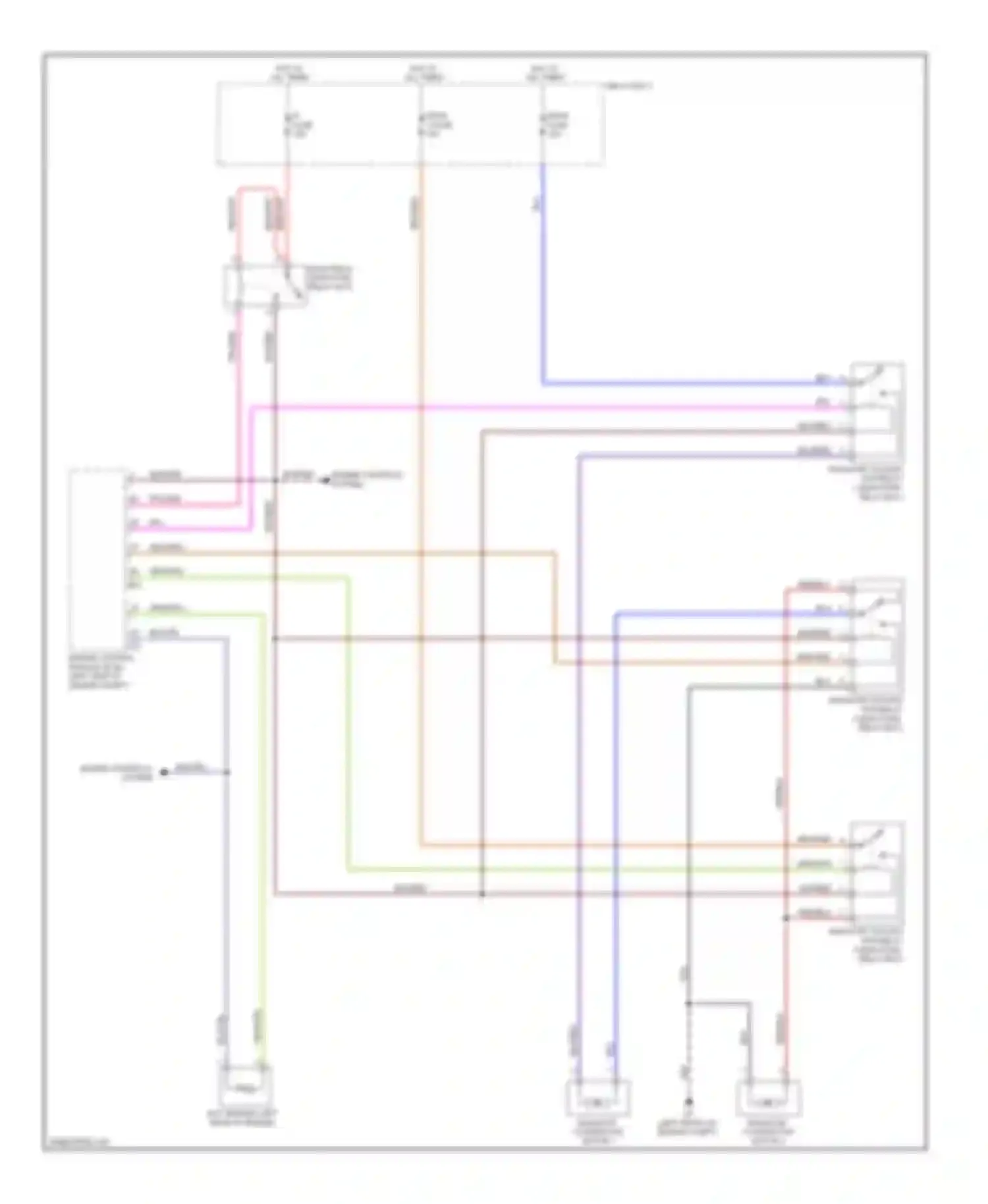Kizashi Suzuki I (2009-2014): Cooling fan circuit