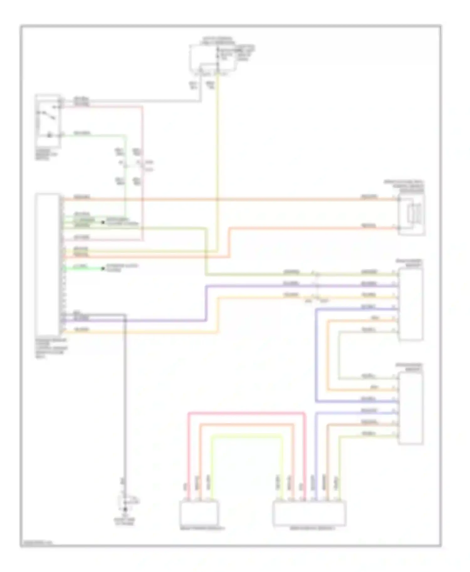 Kizashi Suzuki I (2009-2014): Parking sensor circuit