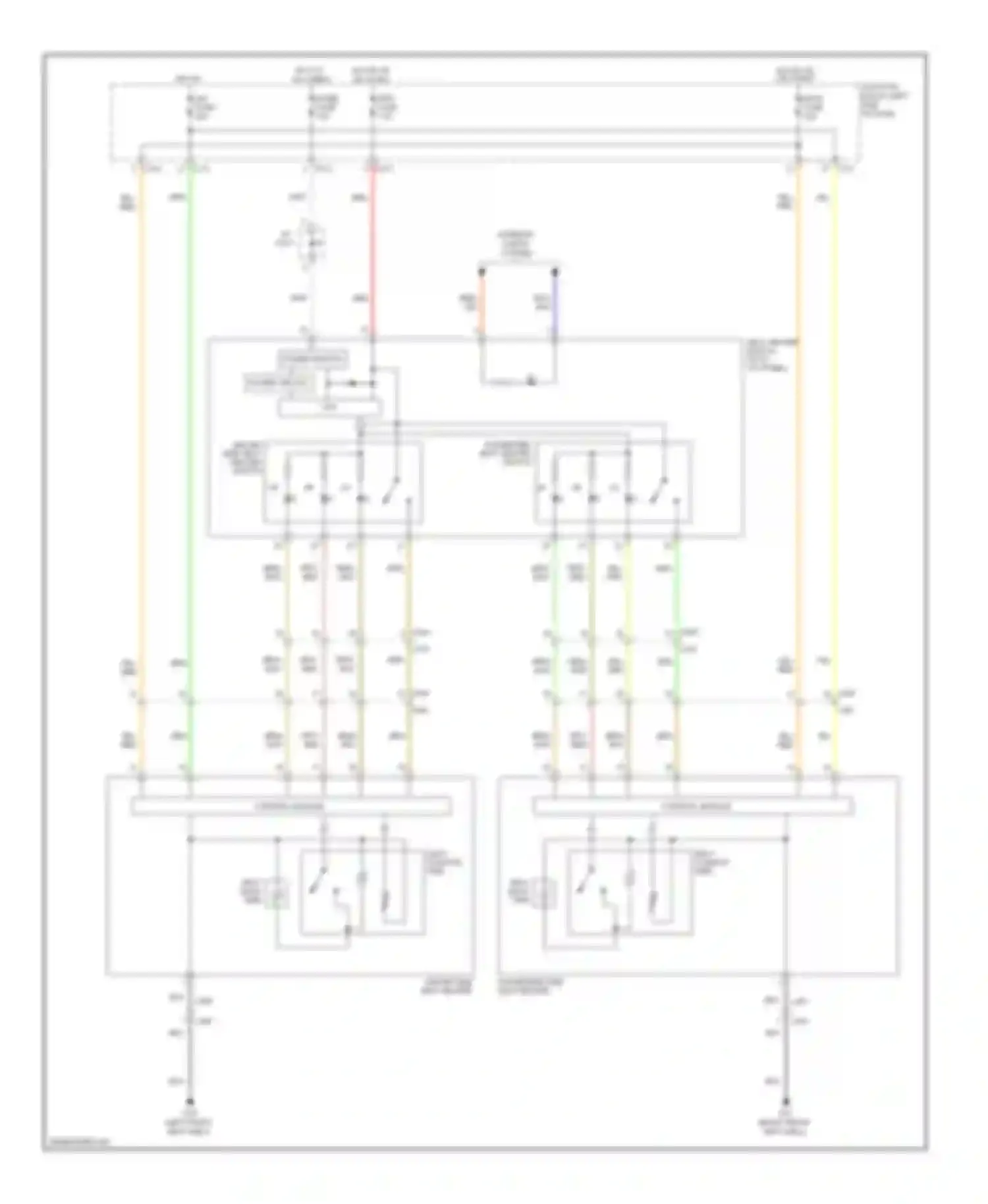 Kizashi Suzuki I (2009-2014): Power seats circuit
