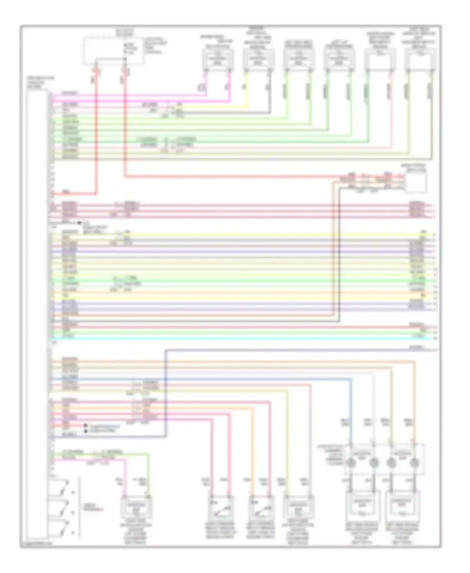 Kizashi Suzuki I (2009-2014): Supplemental restraints circuit (1 of 2)