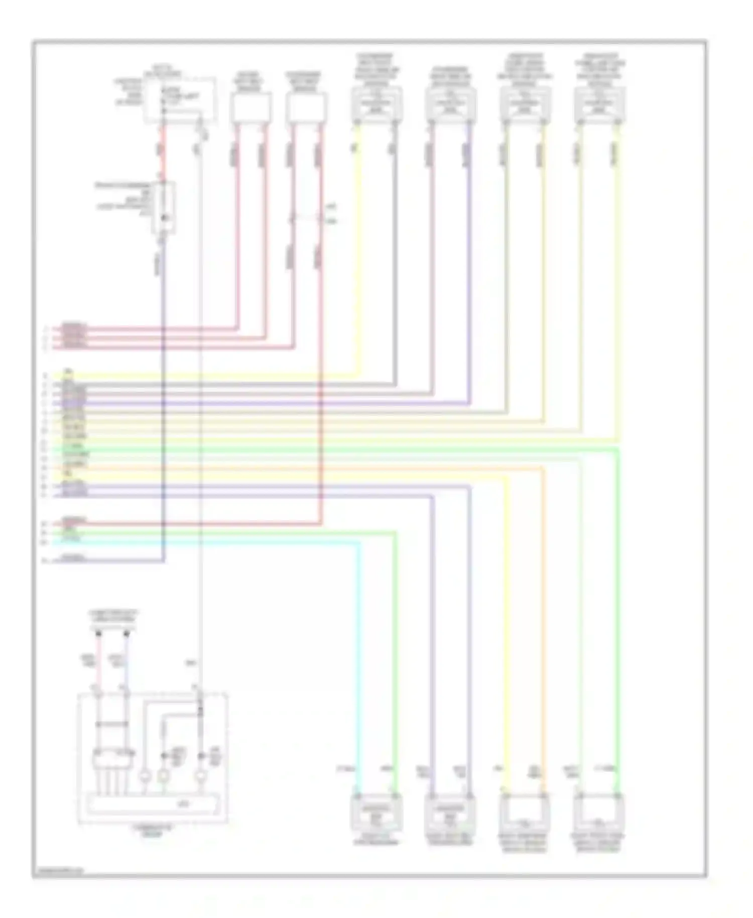 Kizashi Suzuki I (2009-2014): Supplemental restraints circuit (2 of 2)