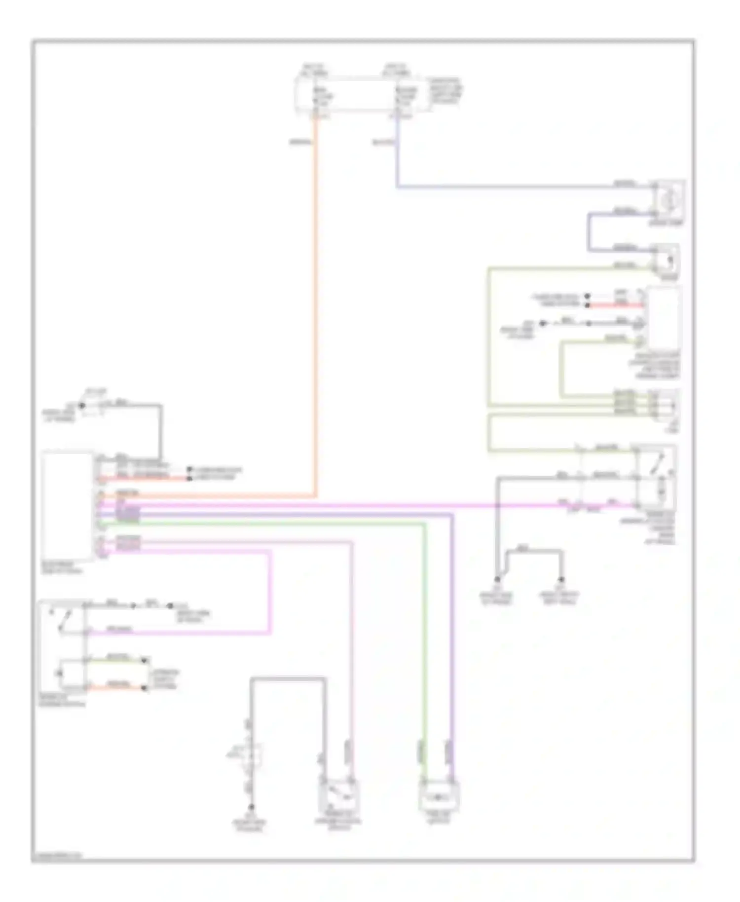 Kizashi Suzuki I (2009-2014): Trunk & fuel door release circuit