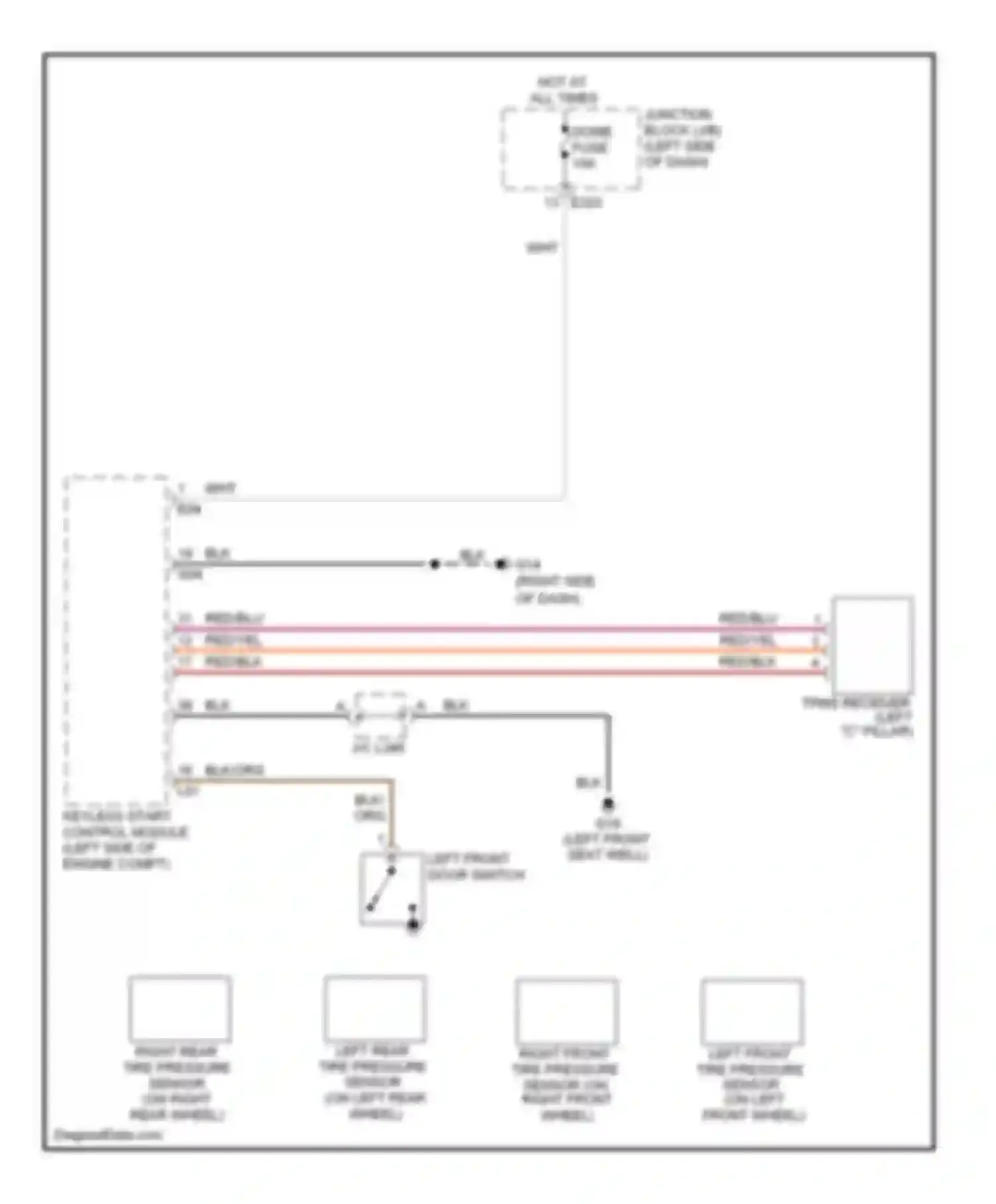 Kizashi Suzuki I (2009-2014): Tire pressure monitoring circuit
