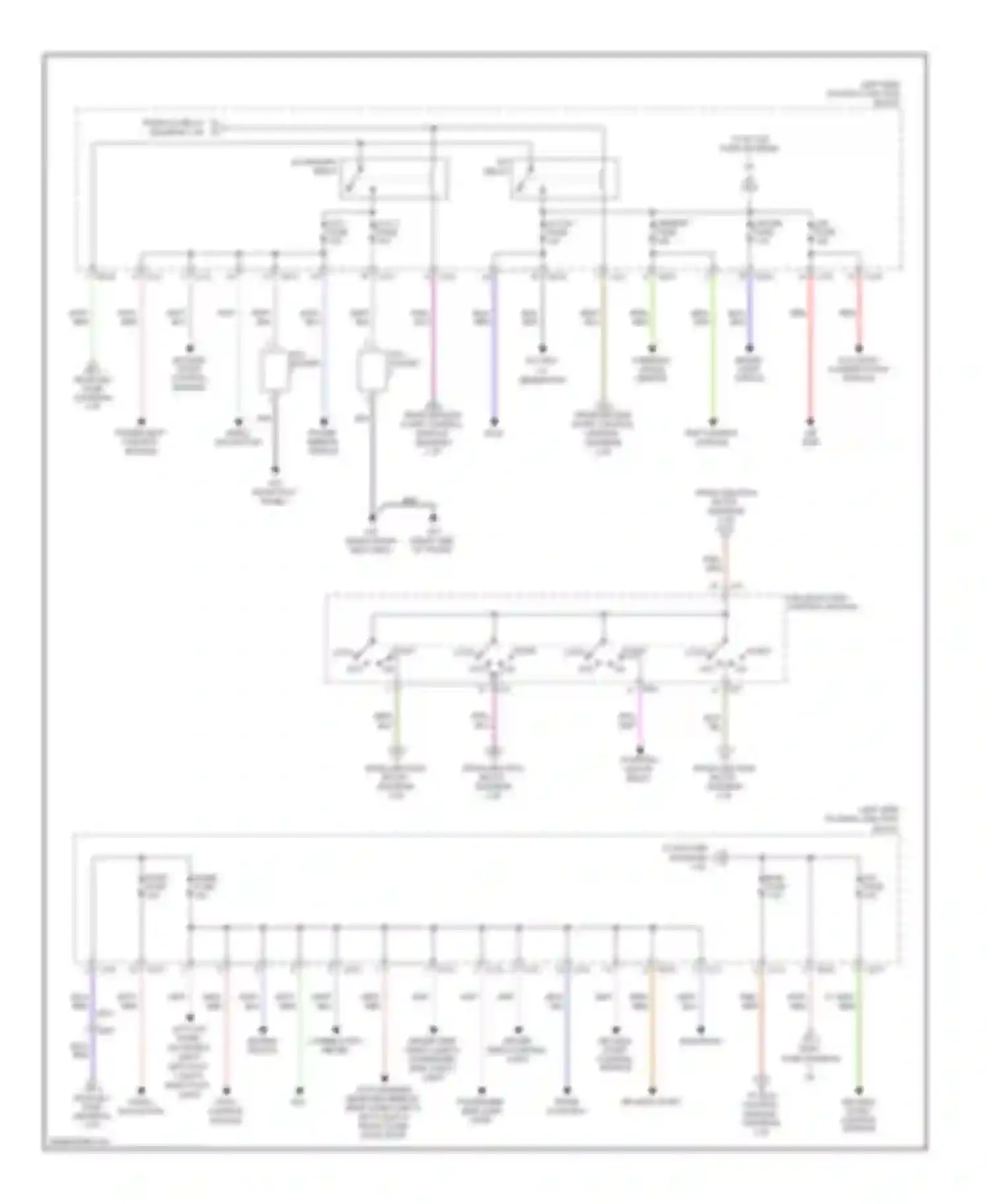 Wiring diagram a/b fuse for Suzuki Kizashi I (2009-2014) (1 of 2)