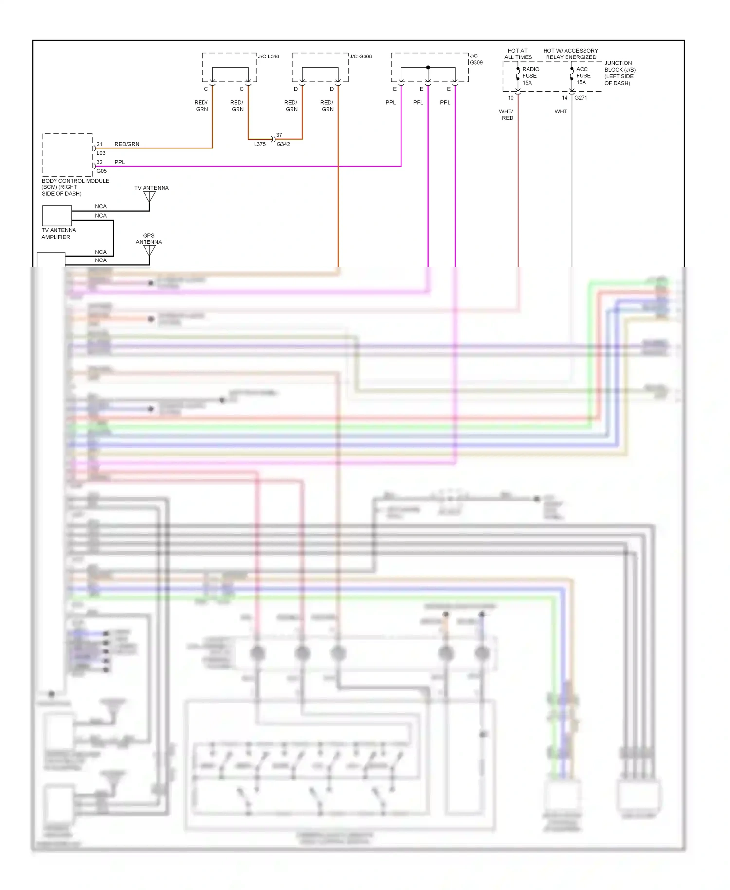 Suzuki Kizashi I (2009-2014) blk/yel wiring diagram  (13 of 27)
