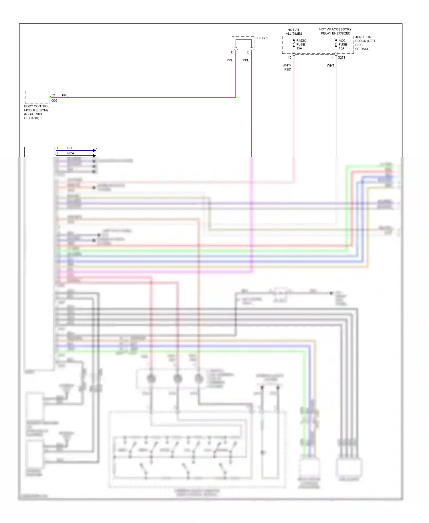 Suzuki Kizashi I (2009-2014) blu wiring diagram  (35 of 45)
