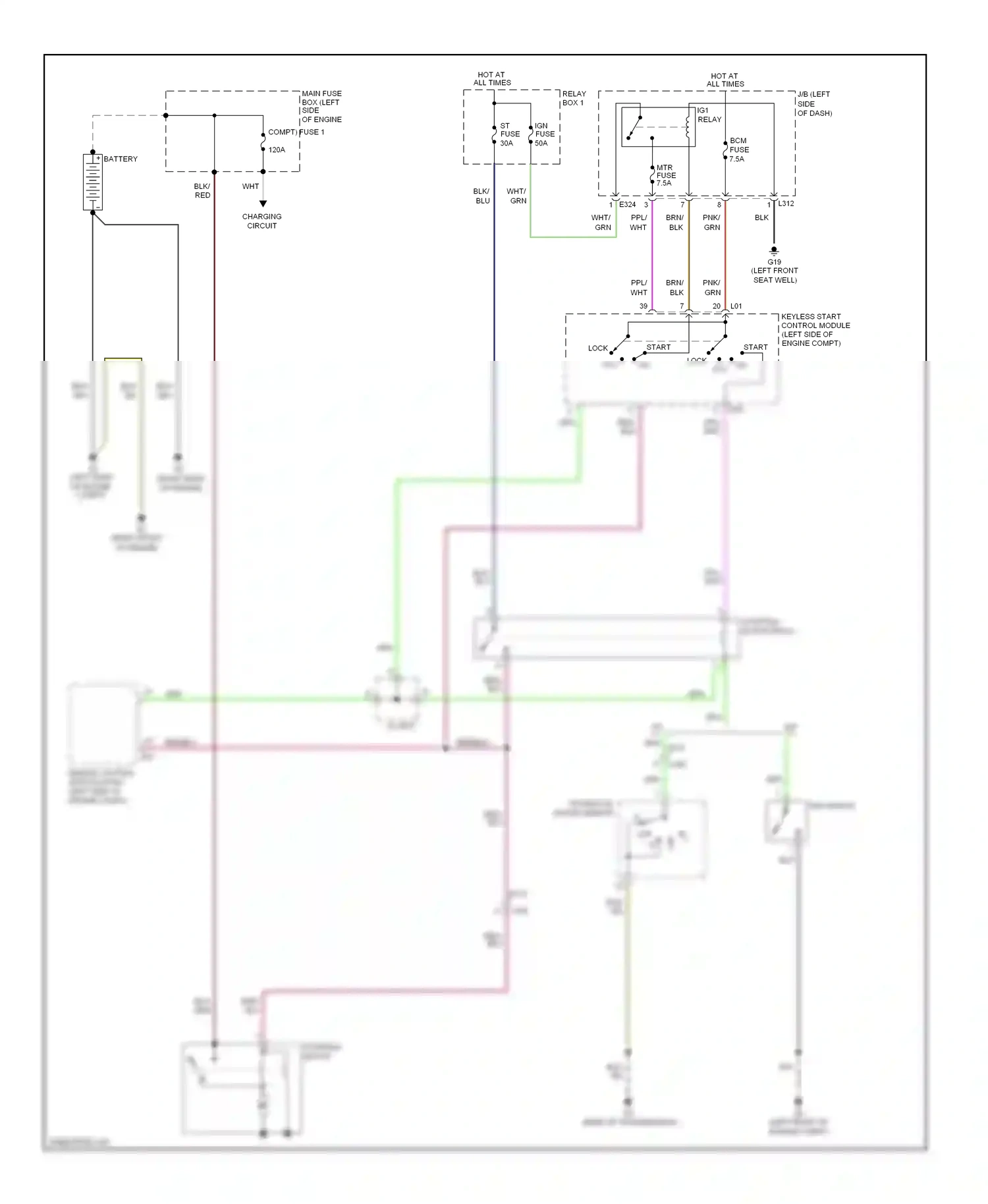 Suzuki Kizashi I (2009-2014) blu wiring diagram  (38 of 45)