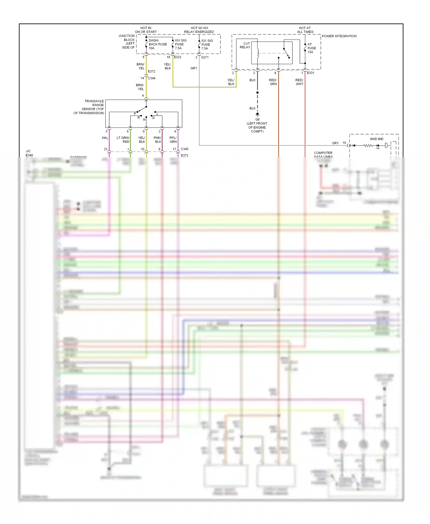 Suzuki Kizashi I (2009-2014) blu wiring diagram  (42 of 45)