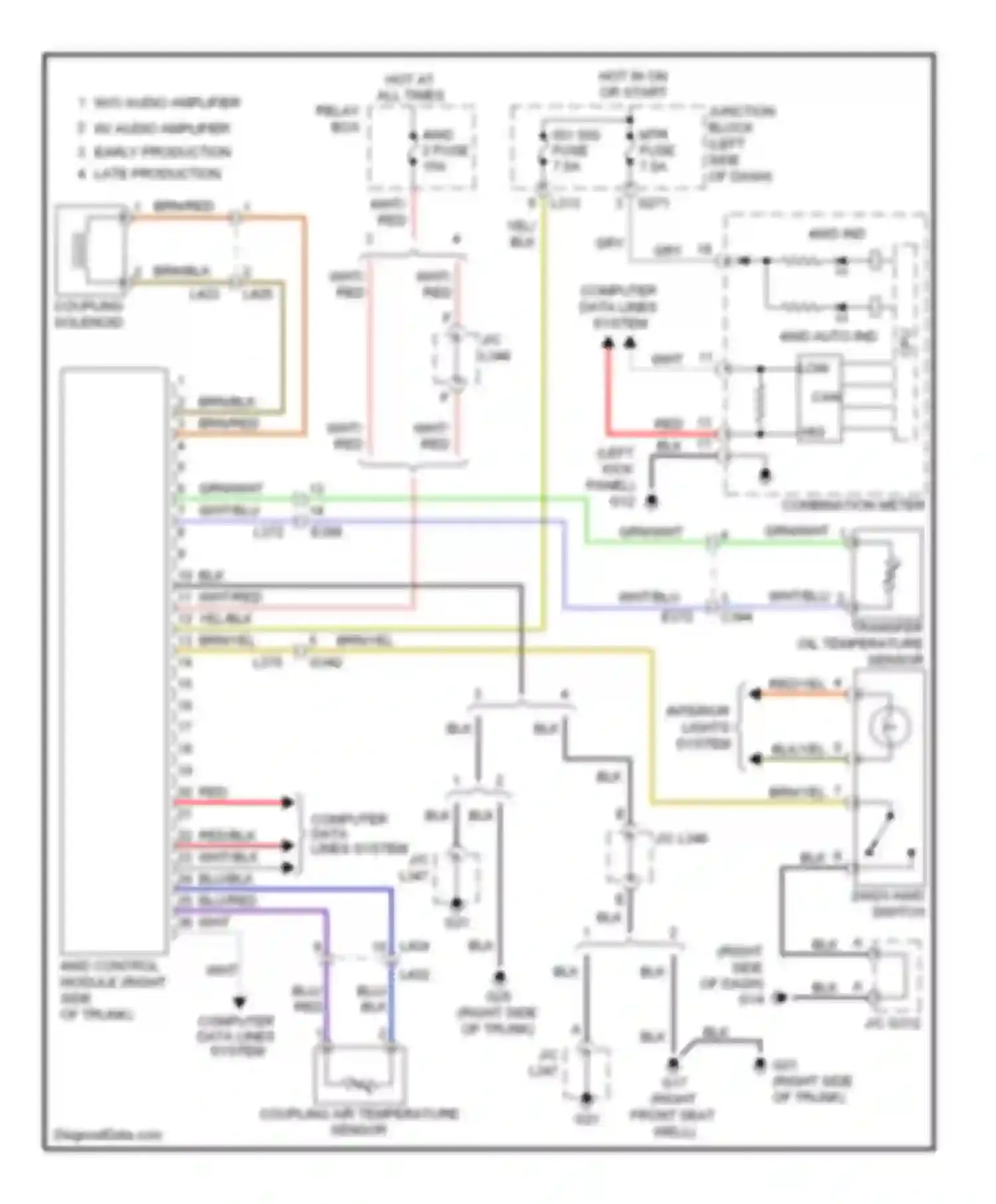 Wiring diagram blu/blk for Suzuki Kizashi I (2009-2014) (21 of 26)