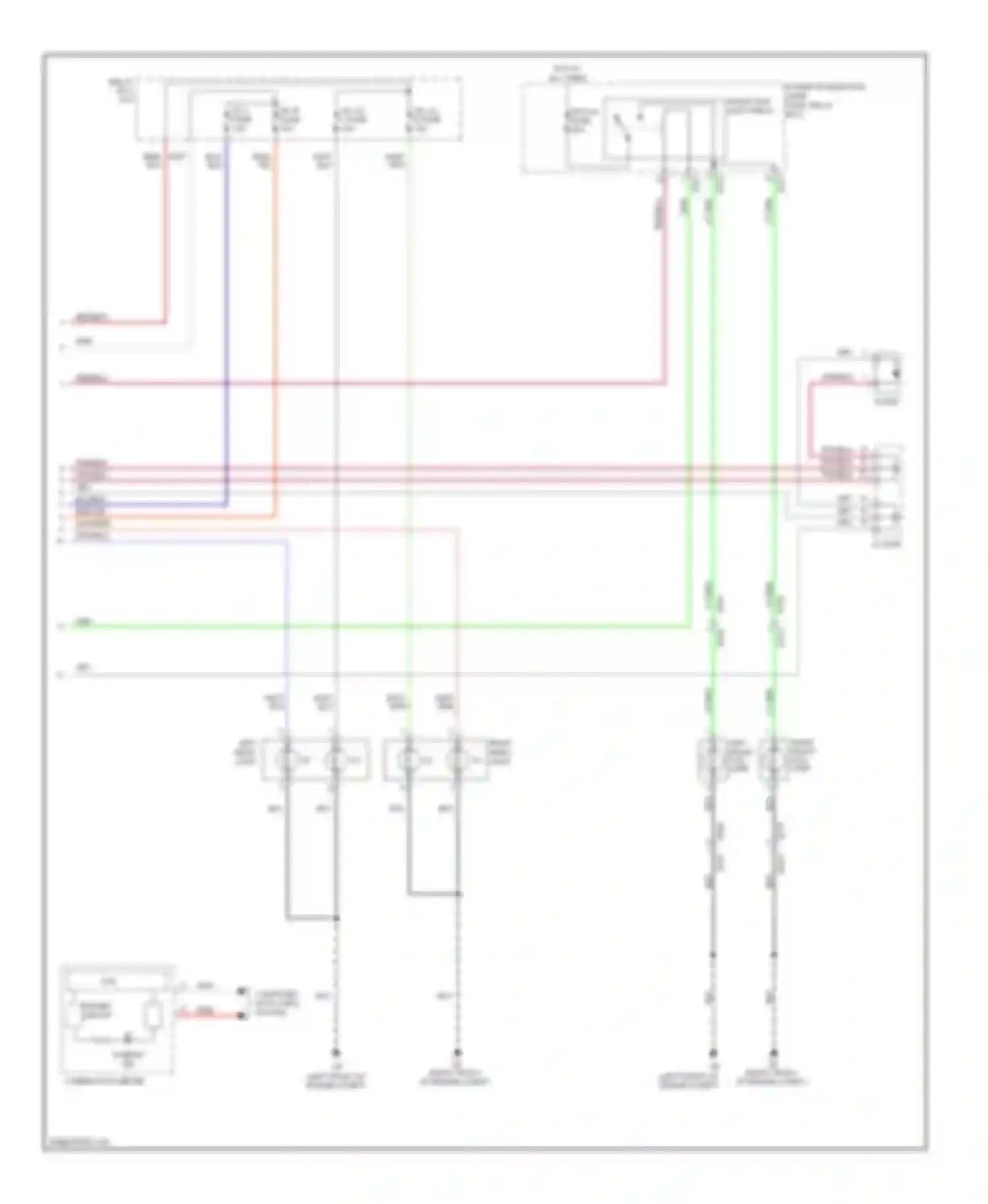 Wiring diagram h/l, r fuse for Suzuki Kizashi I (2009-2014) (1 of 1)