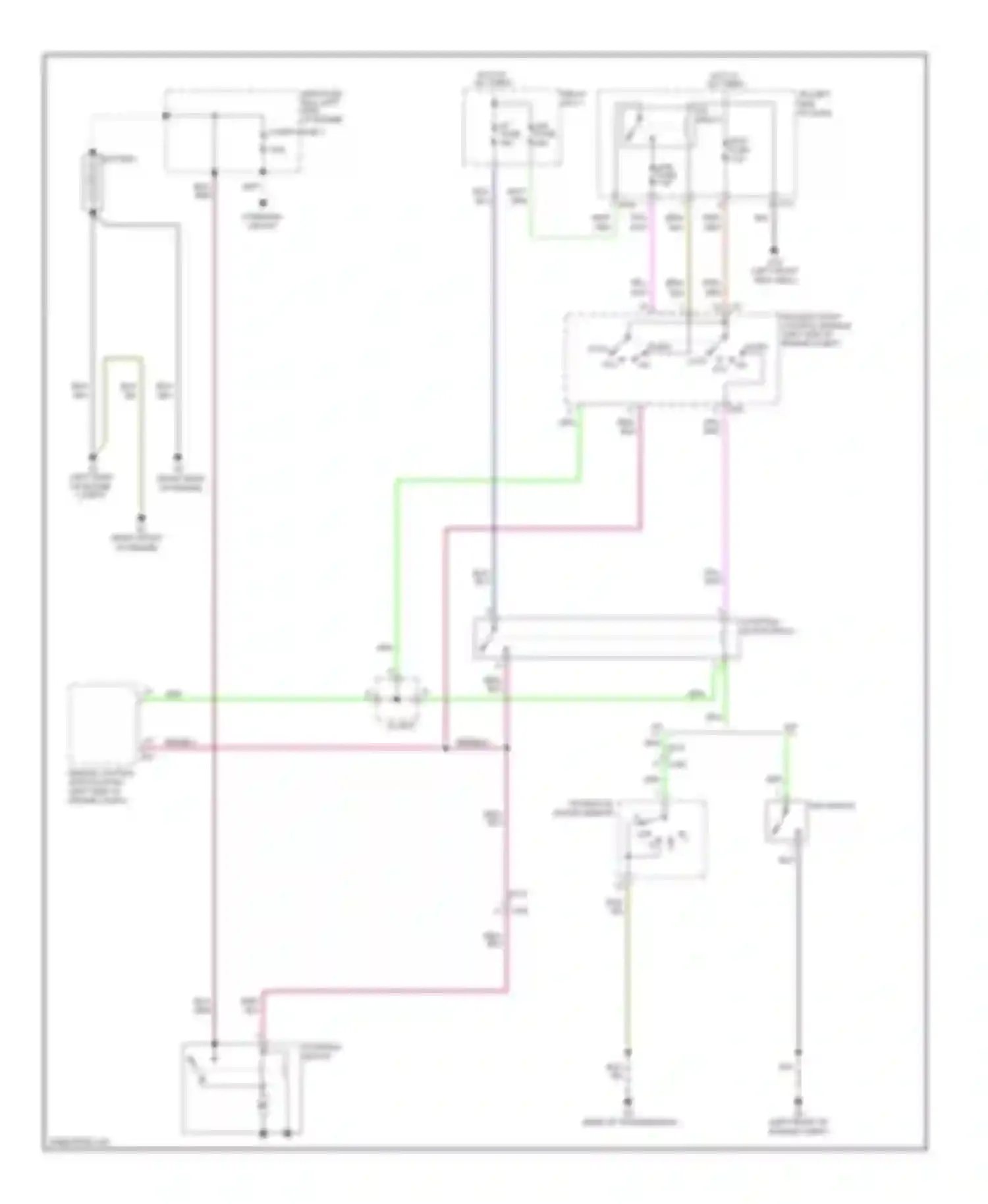 Wiring diagram keyless start control module for Suzuki Kizashi I (2009-2014) (5 of 6)