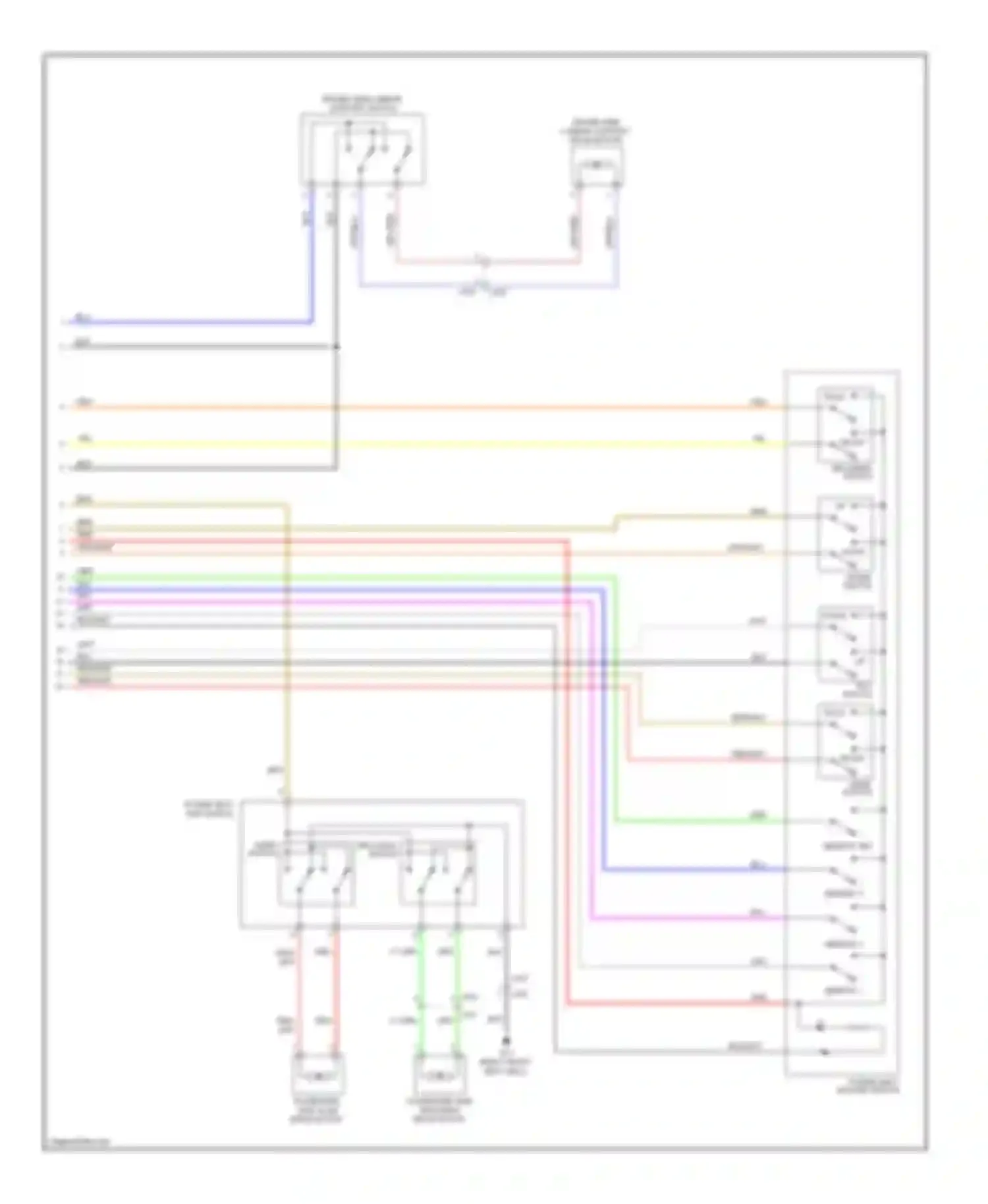 Wiring diagram memory 2 sw for Suzuki Kizashi I (2009-2014) (1 of 1)