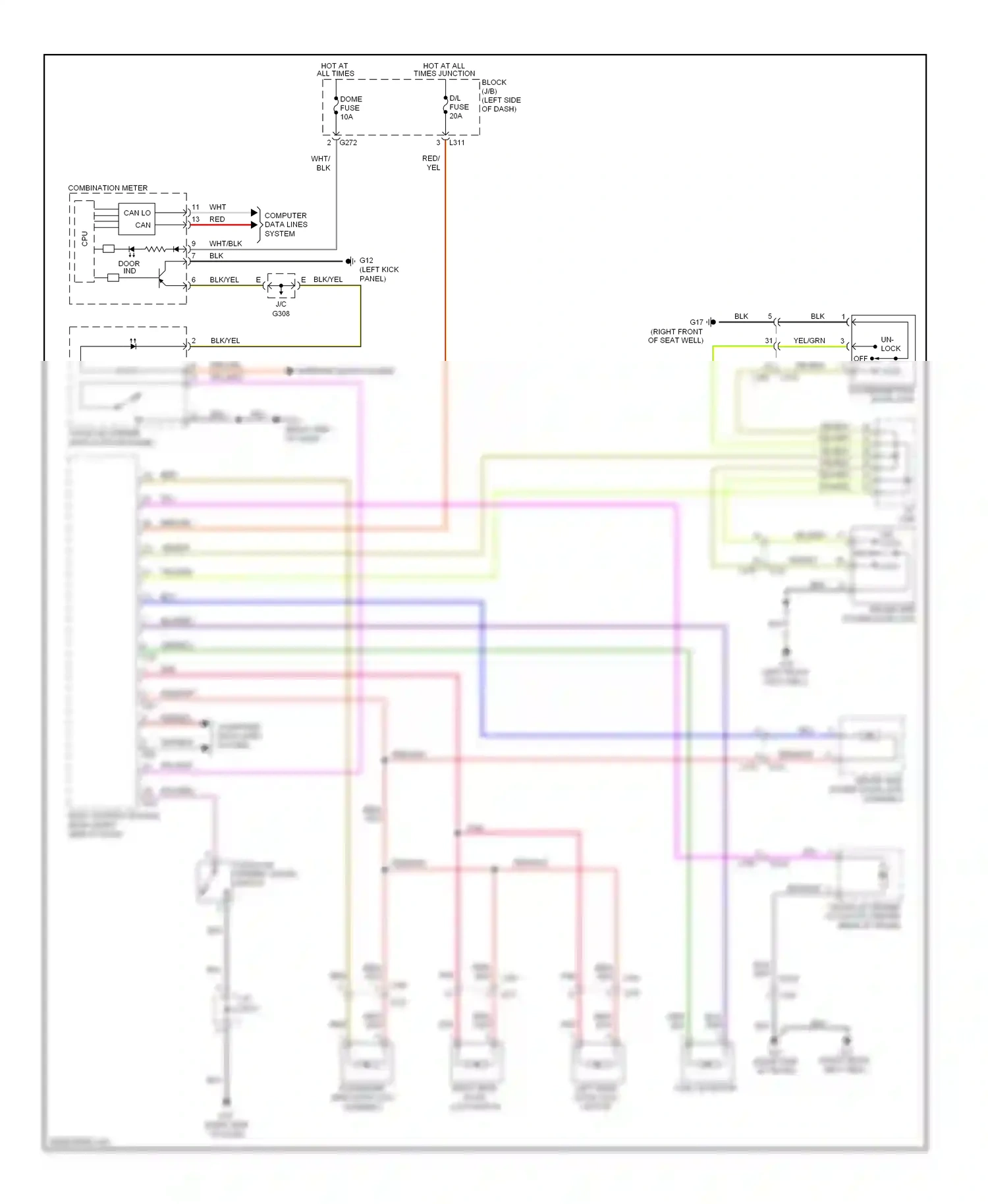 Suzuki Kizashi I (2009-2014) ppl/grn wiring diagram  (6 of 8)