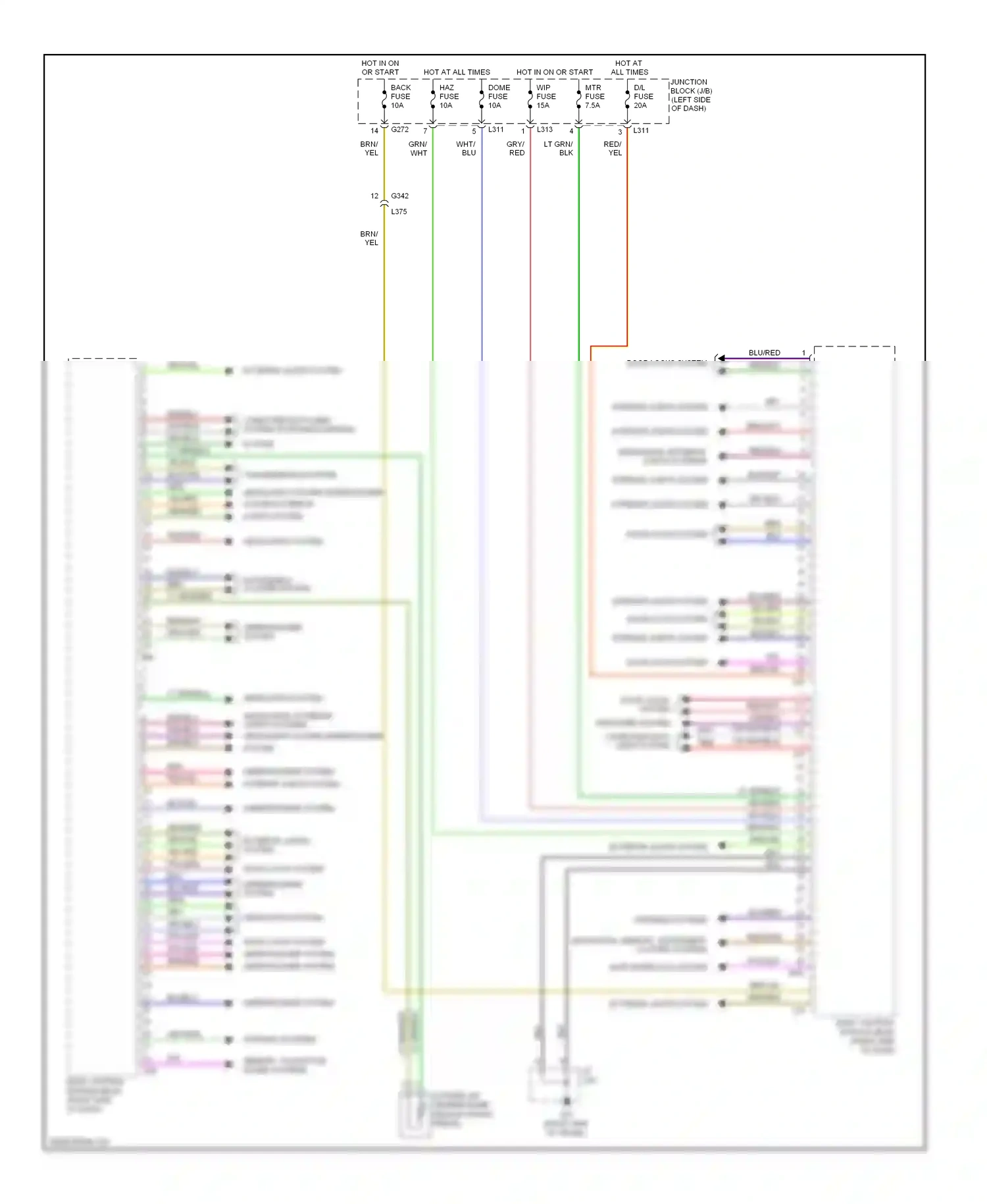 Suzuki Kizashi I (2009-2014) ppl/wht wiring diagram  (4 of 14)