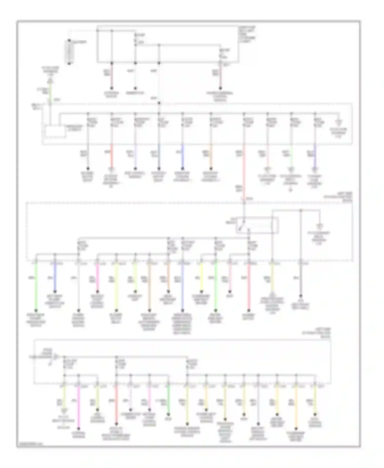 Wiring diagram starting motor relay for Suzuki Kizashi I (2009-2014) (1 of 3)
