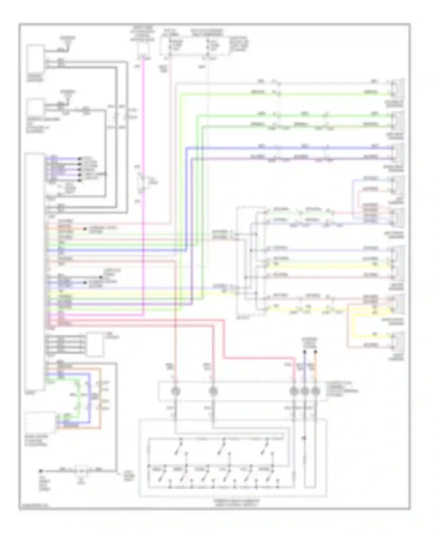 Wiring diagram usb socket for Suzuki Kizashi I (2009-2014) (3 of 3)
