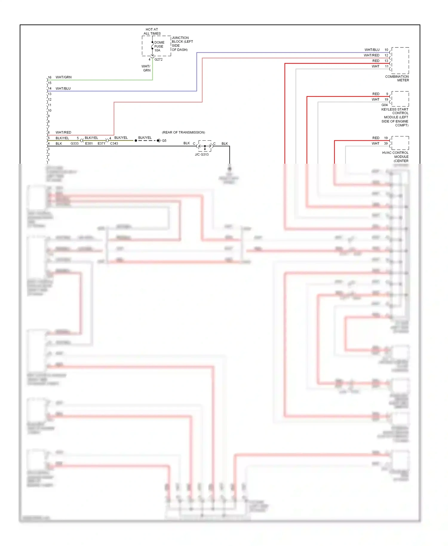 Suzuki Kizashi I (2009-2014) wht/blu wiring diagram  (4 of 20)