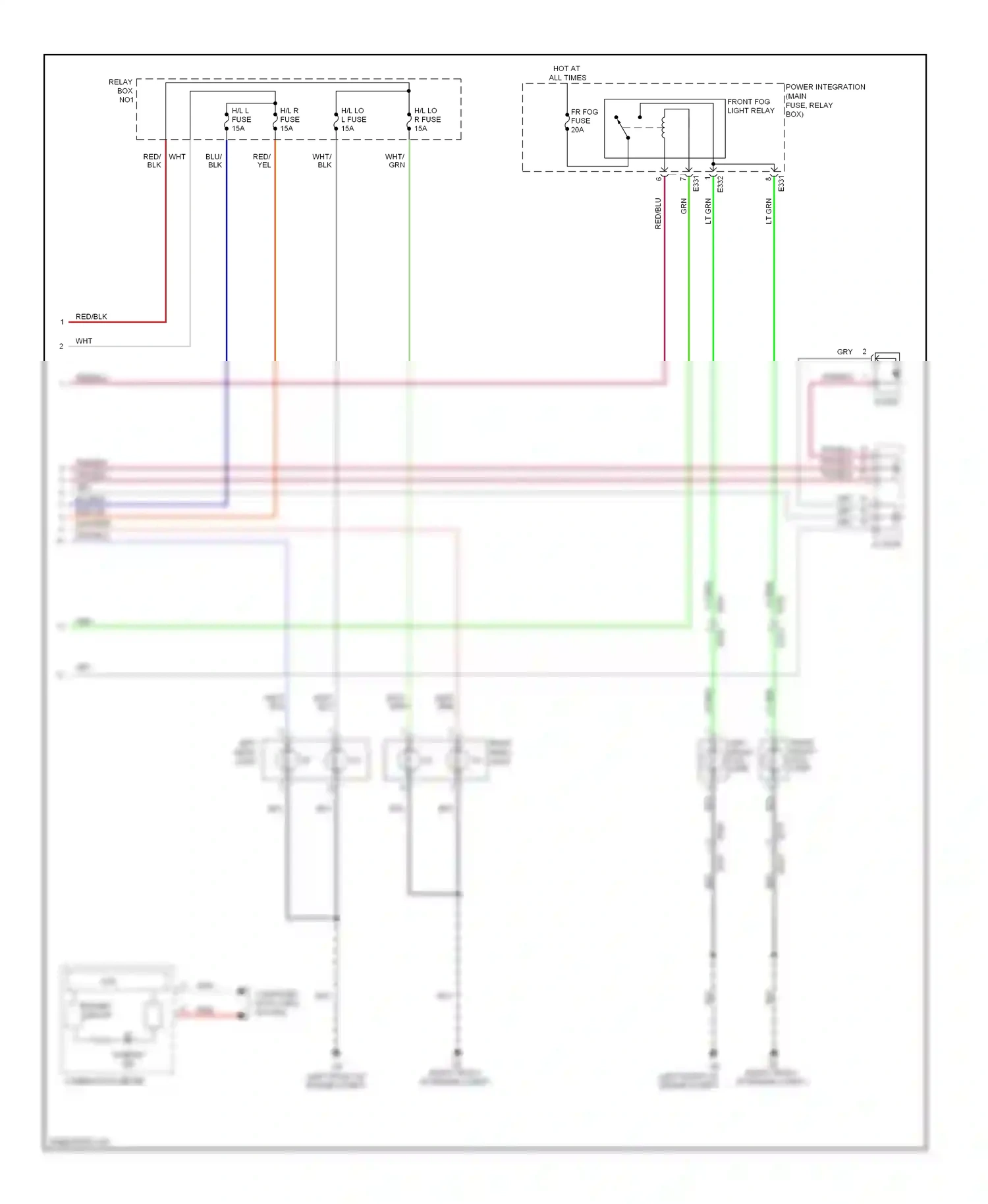 Suzuki Kizashi I (2009-2014) yel wiring diagram  (15 of 38)